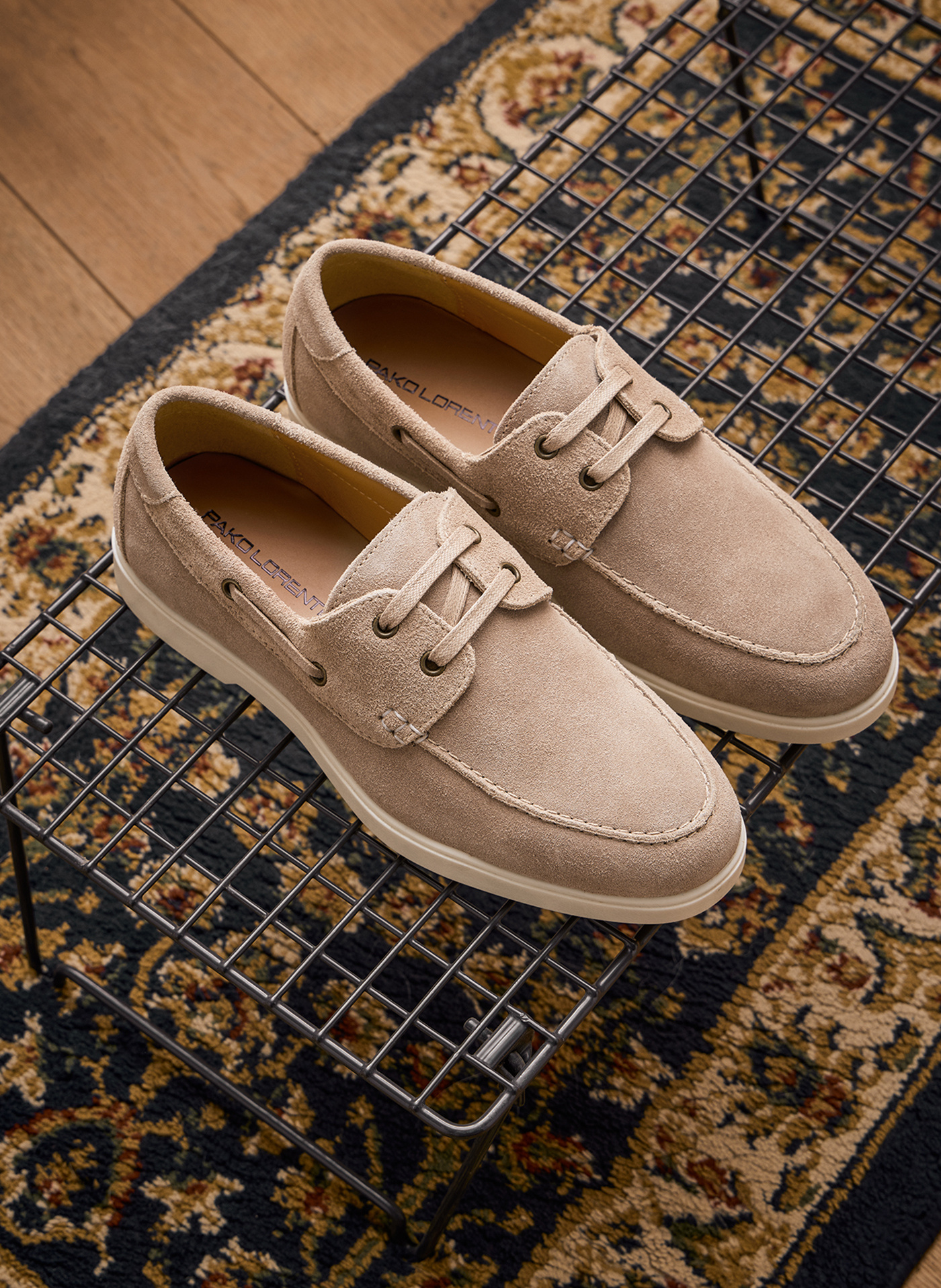 PAKO LORENTE - Sznurowane loafersy męskie - Pako Lorente