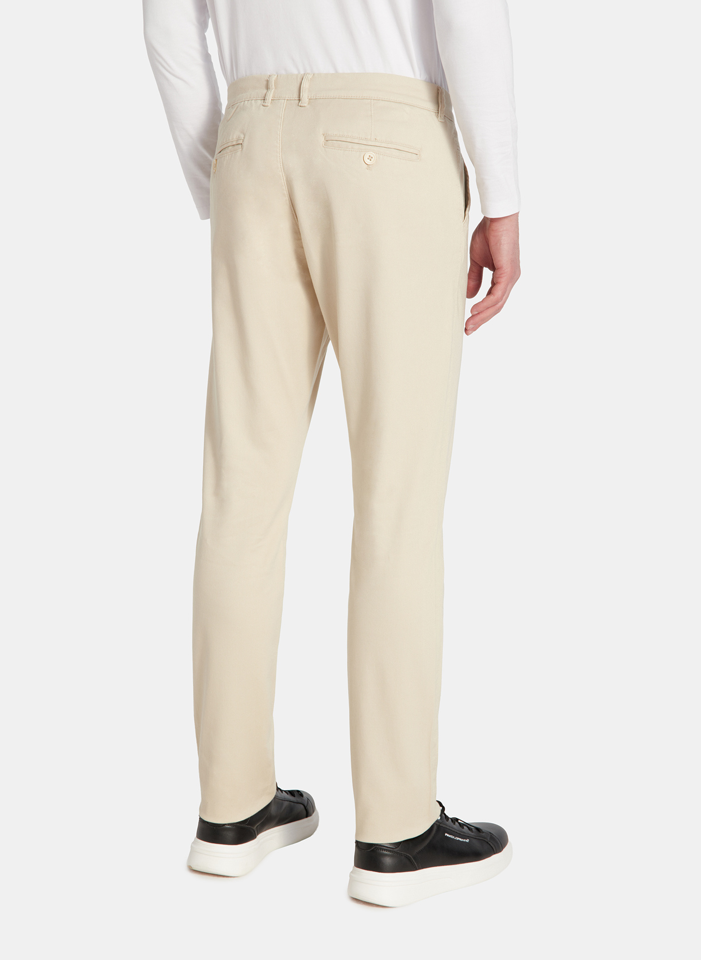 PAKO LORENTE - Beżowe spodnie męskie - Pako Lorente