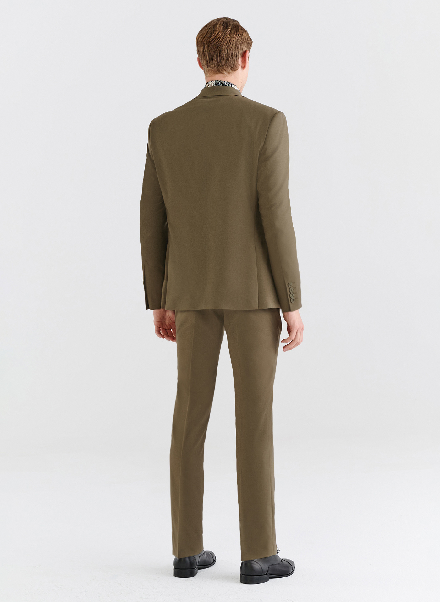 Zielone spodnie garniturowe z wełną - Pako Lorente