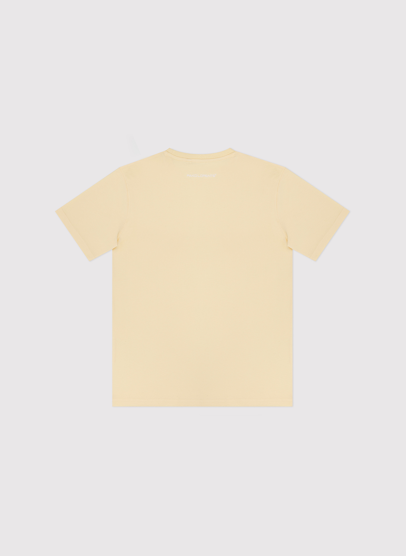 Bawełniany żółty t-shirt - Pako Lorente