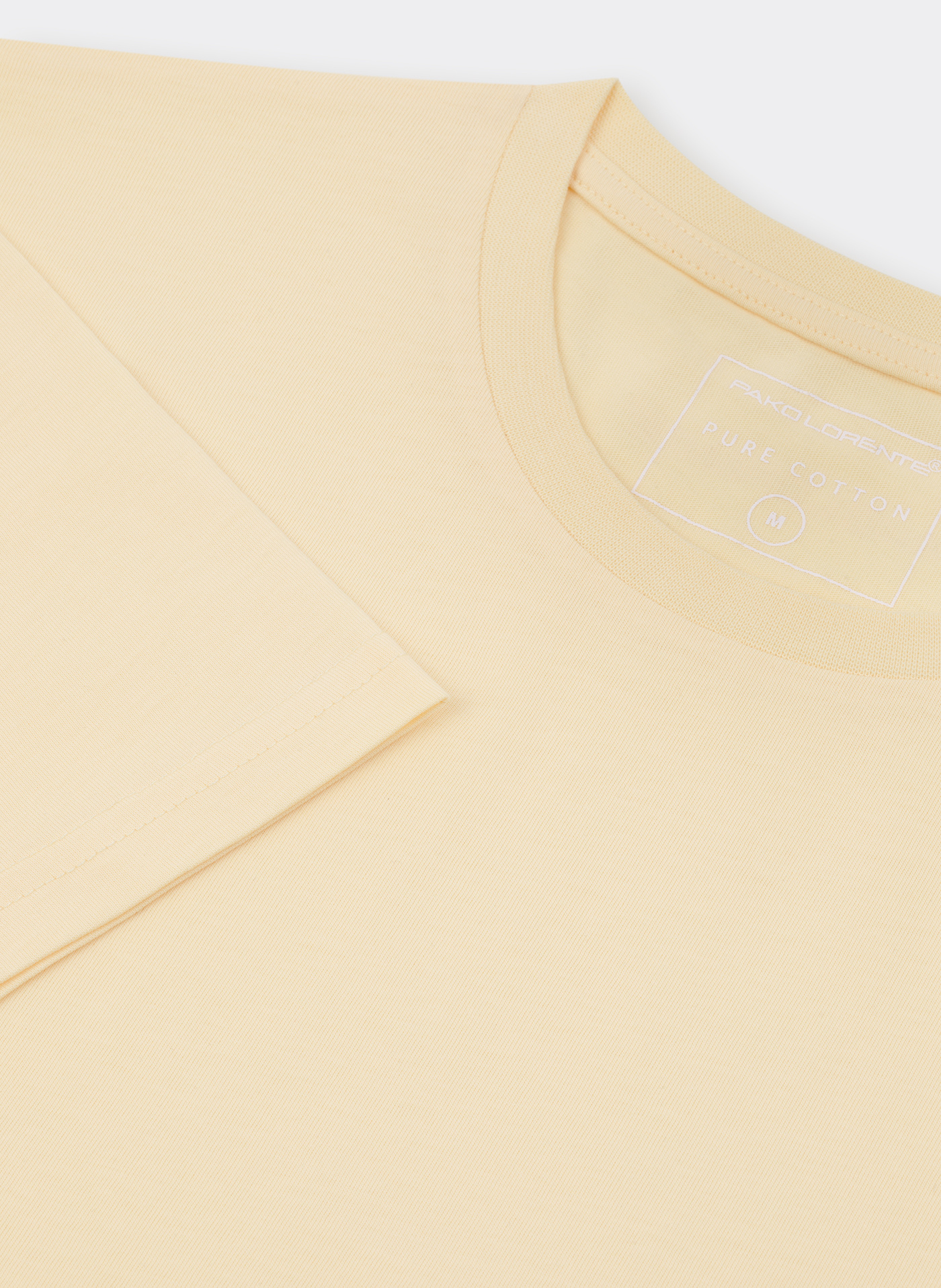 Bawełniany żółty t-shirt - Pako Lorente