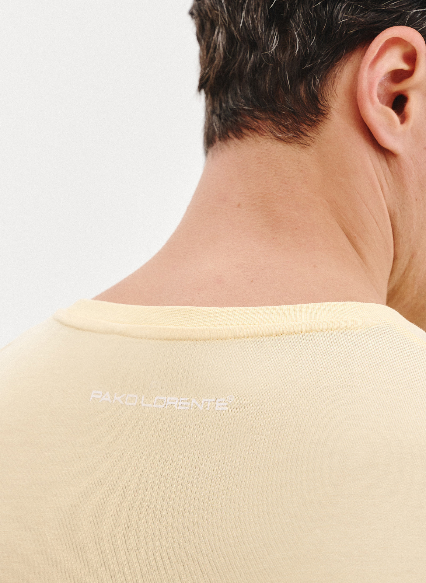 Bawełniany żółty t-shirt - Pako Lorente
