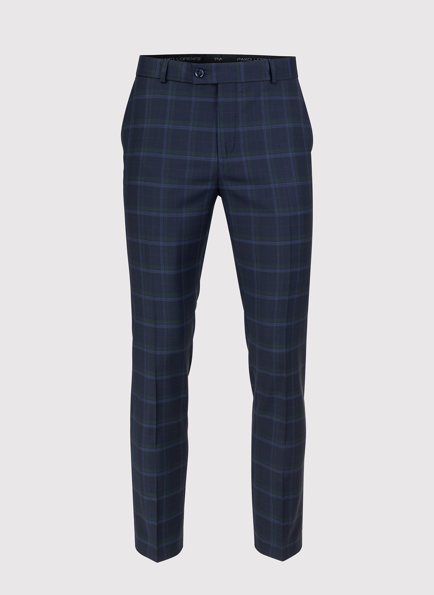 Granatowe spodnie garniturowe - Pako Lorente