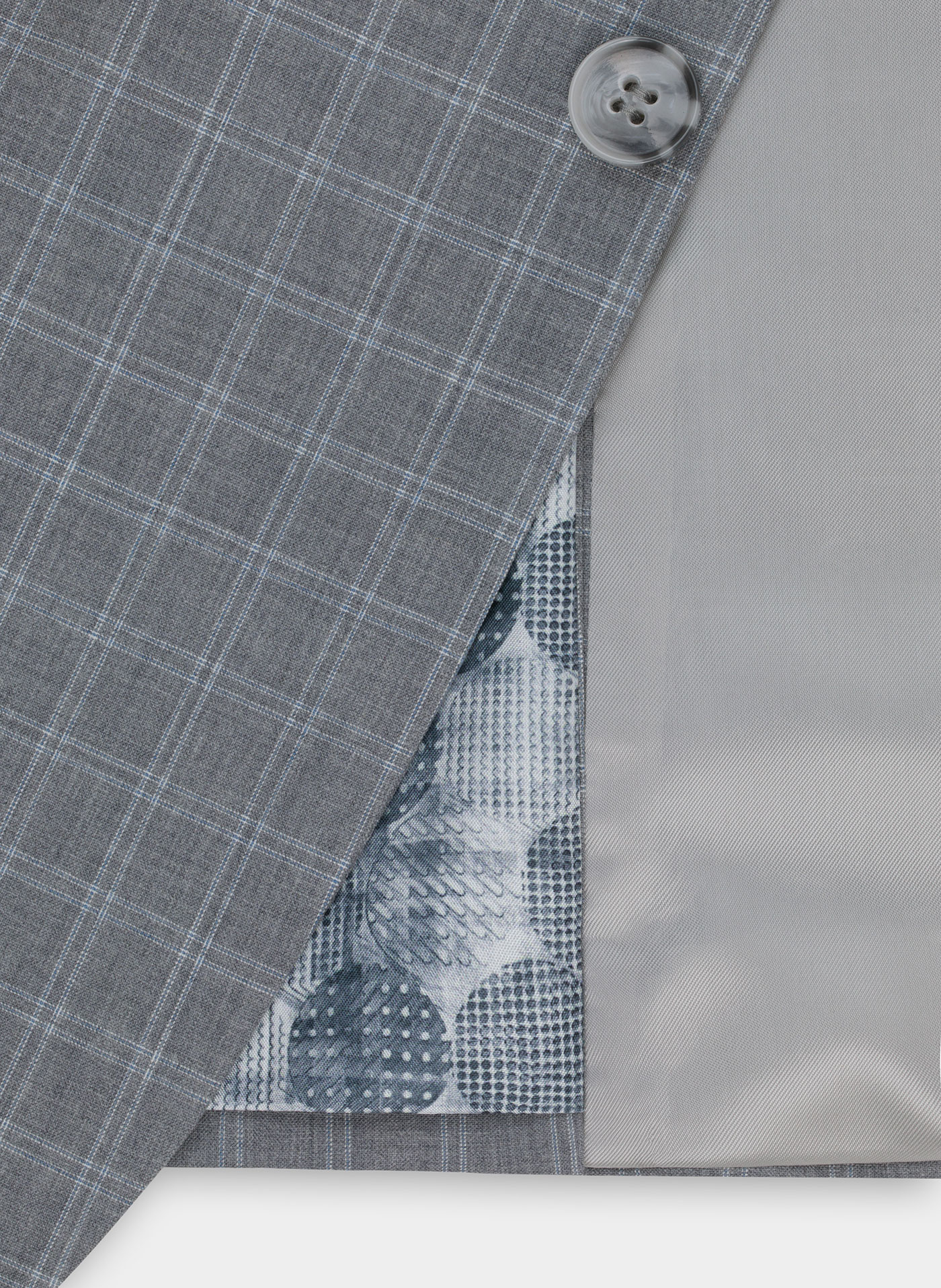 Szara marynarka garniturowa P22SF-3G-008-S-S - Pako Lorente