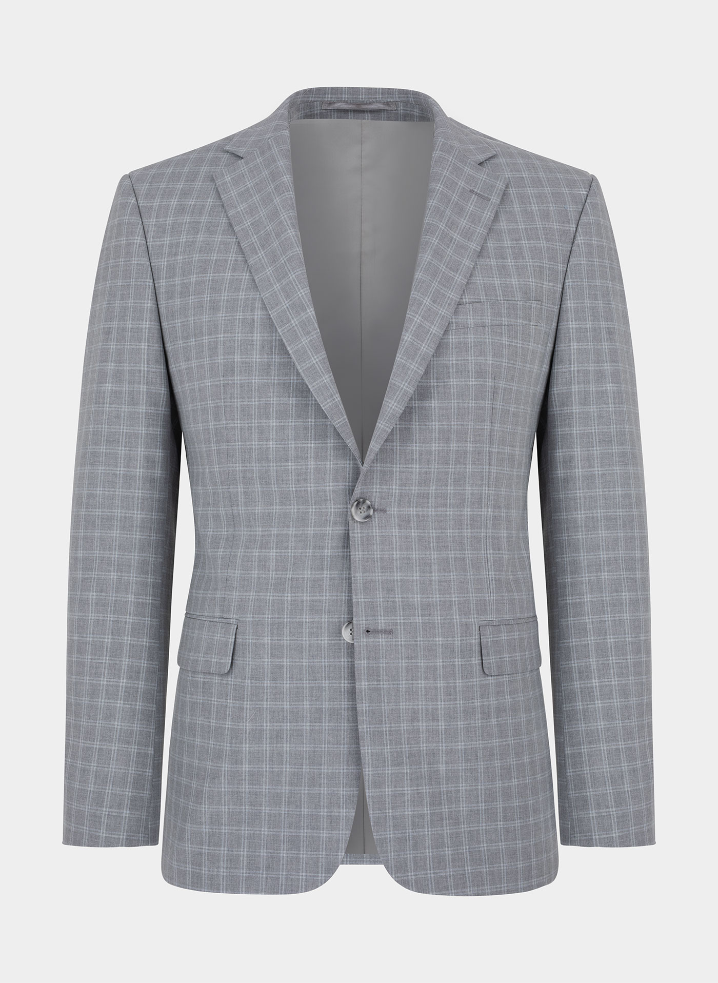 Szara marynarka garniturowa P22SF-3G-008-S-S - Pako Lorente