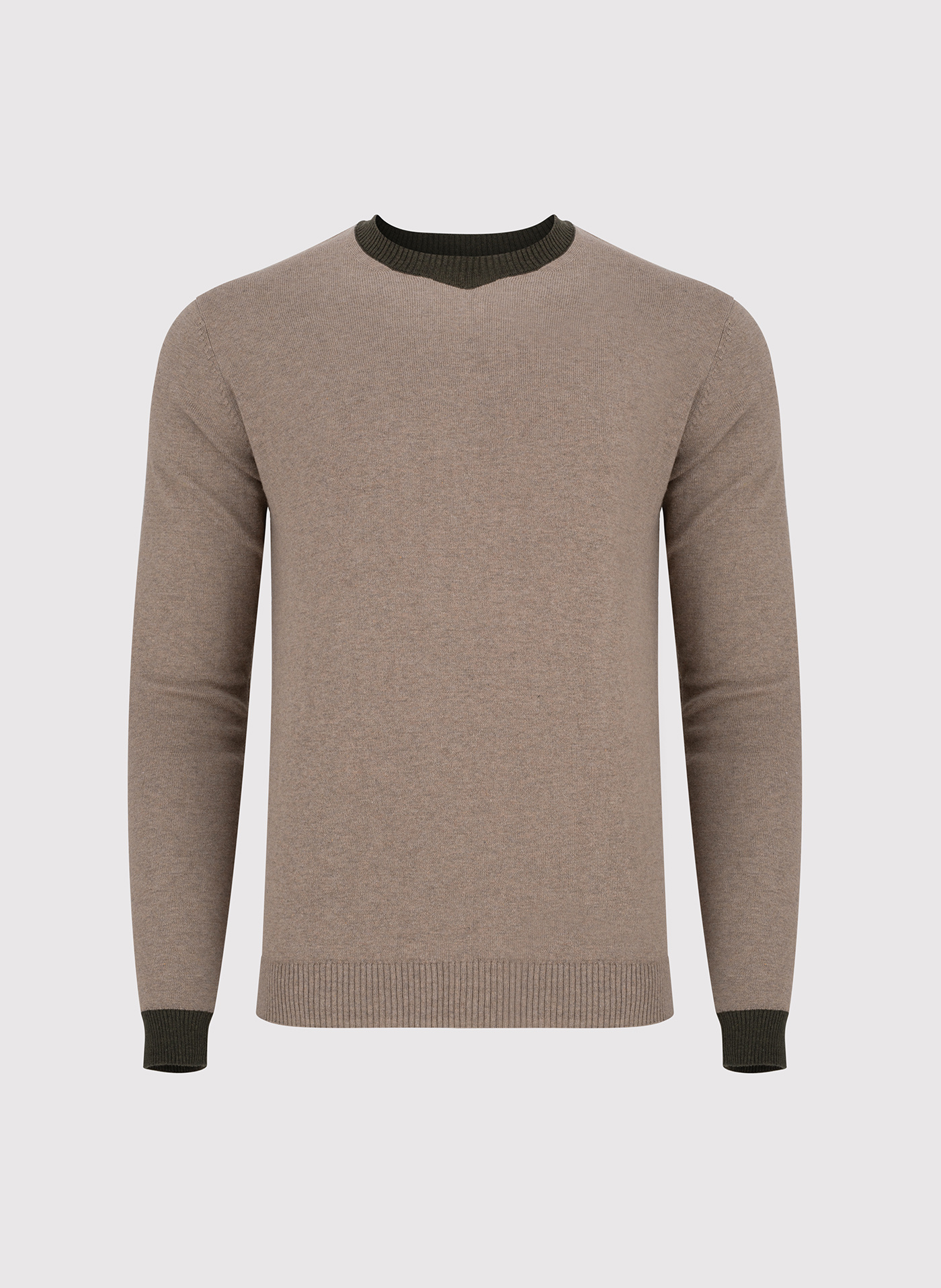 Melanżowy sweter męski - Pako Lorente