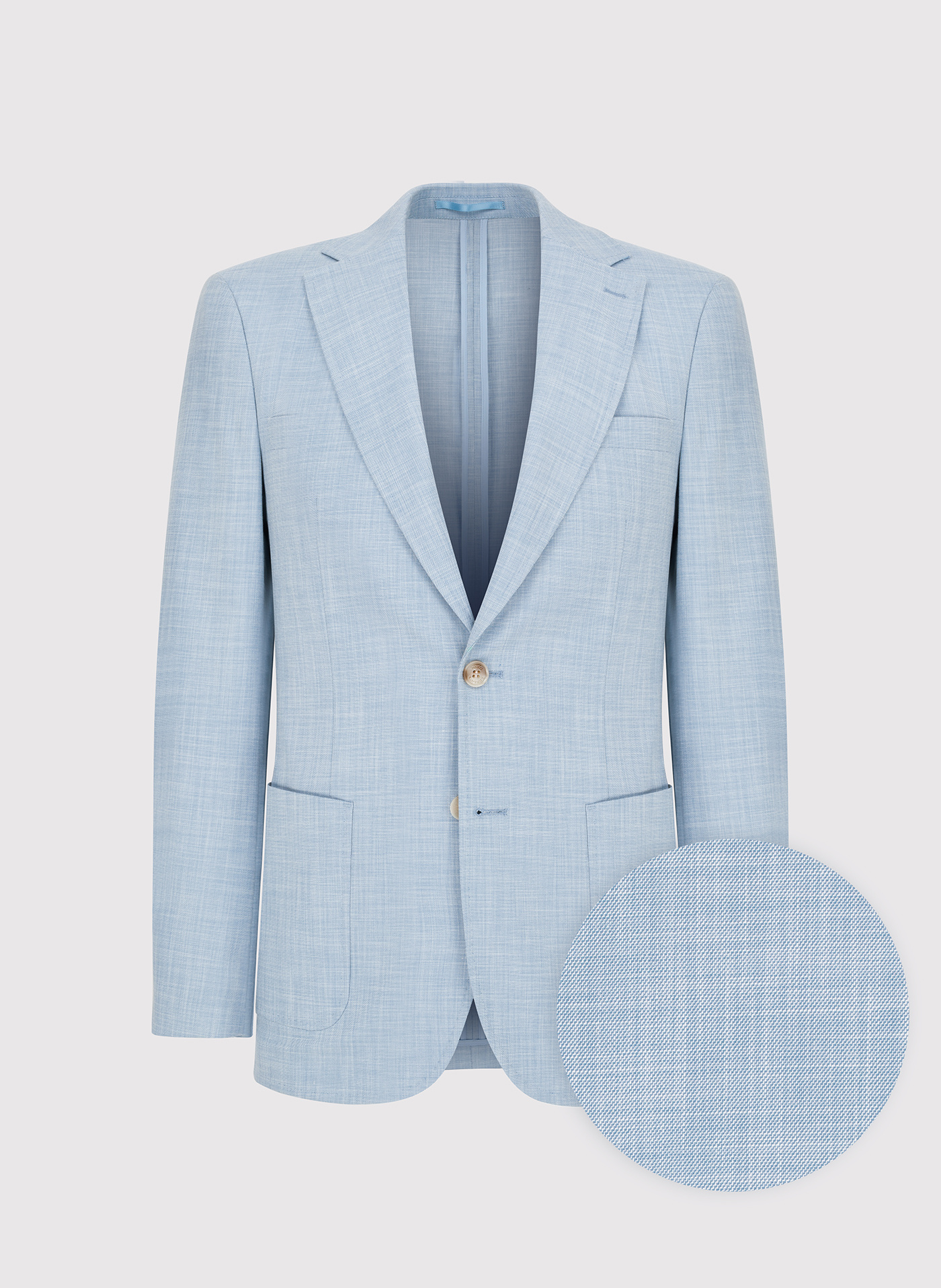 Casualowa marynarka męska w kolorze niebieskim - Pako Lorente