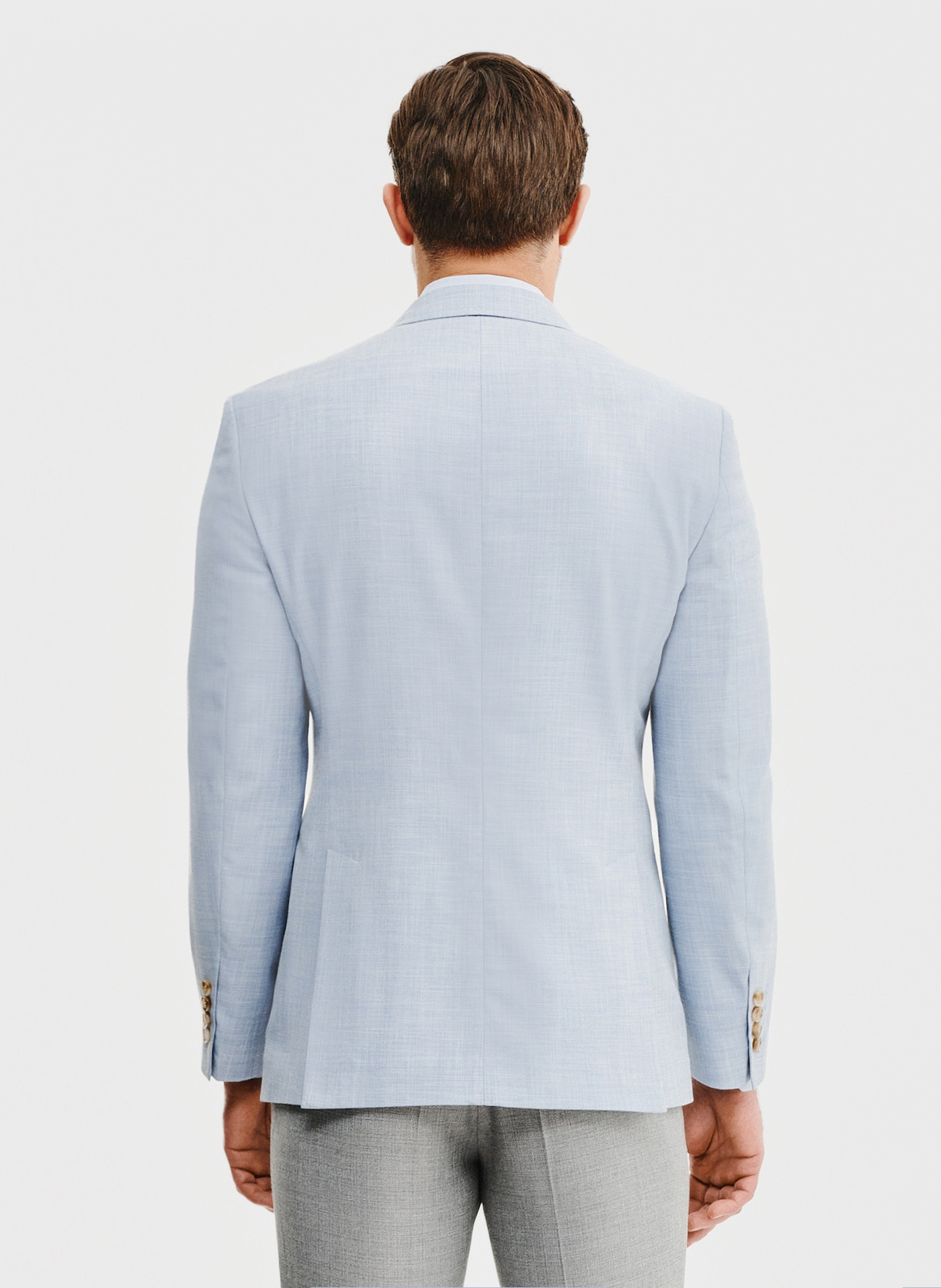 Casualowa marynarka męska w kolorze niebieskim - Pako Lorente