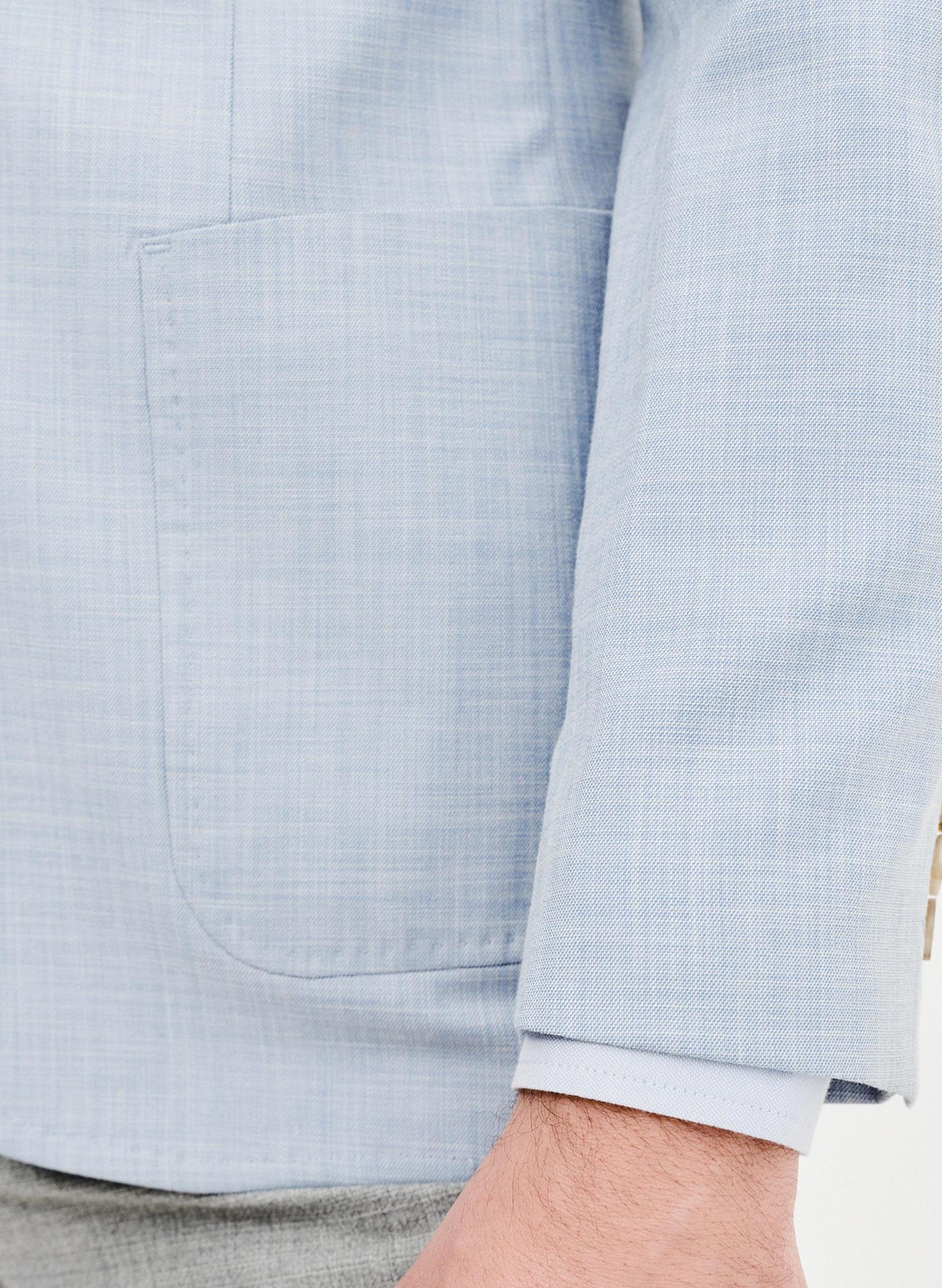 Casualowa marynarka męska w kolorze niebieskim - Pako Lorente