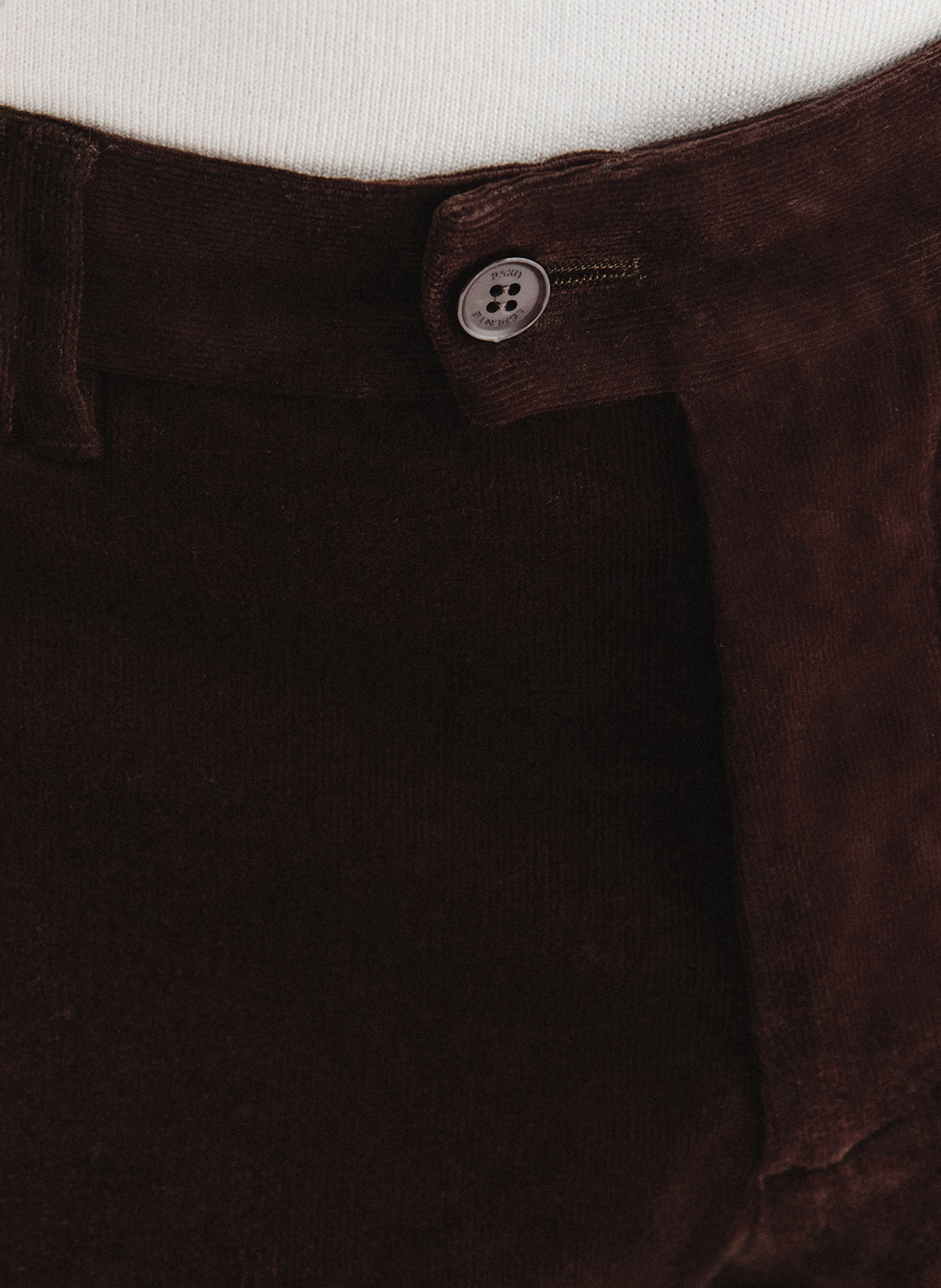 Brązowe spodnie sztruksowe - Pako Lorente