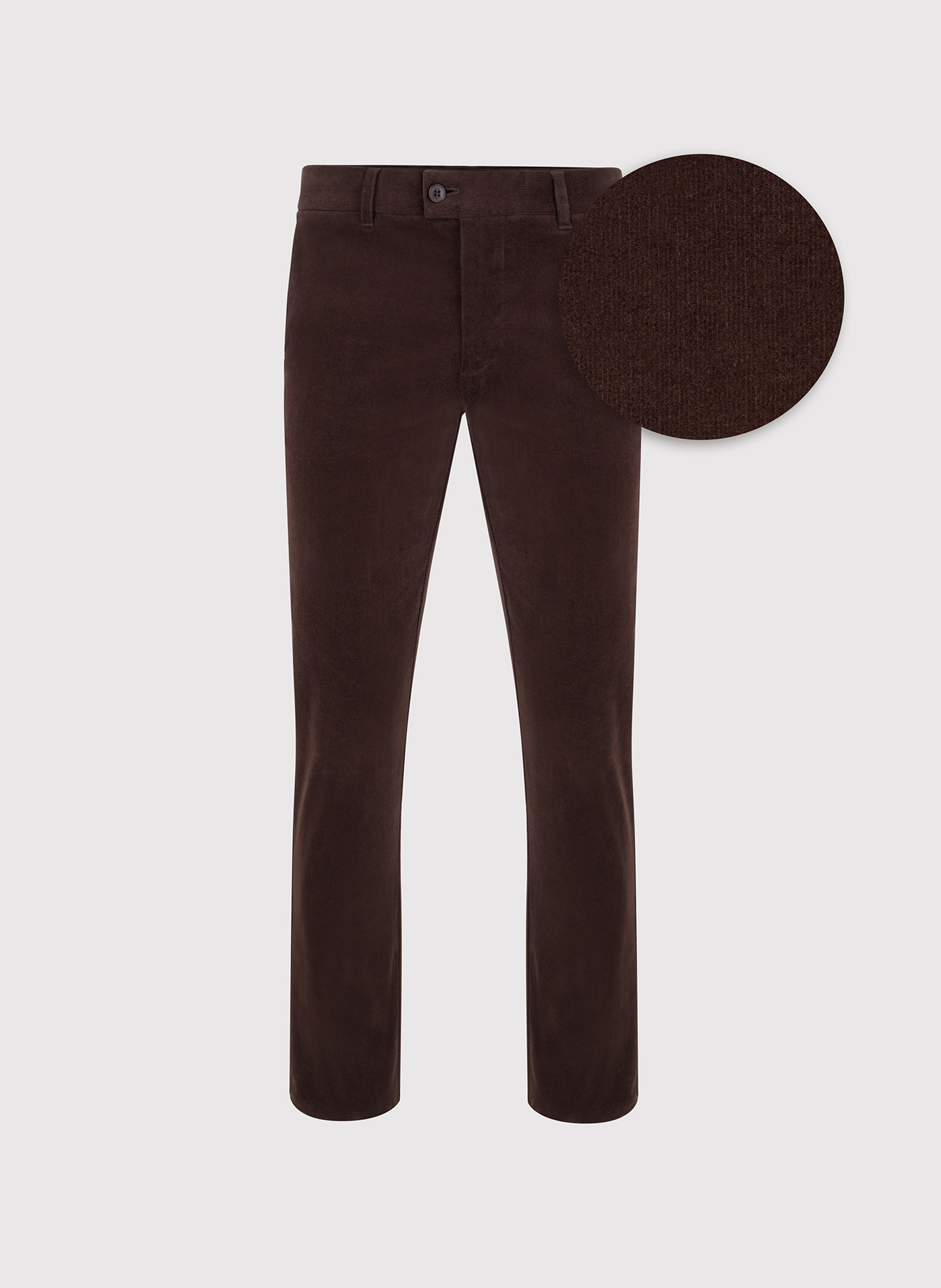 Brązowe spodnie sztruksowe - Pako Lorente