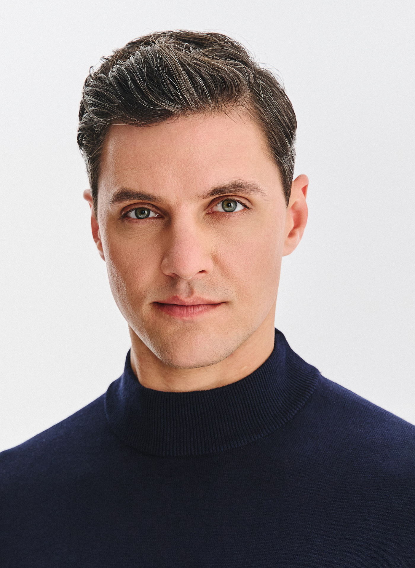 PAKO LORENTE - Półgolf męski w granatowym kolorze - Pako Lorente