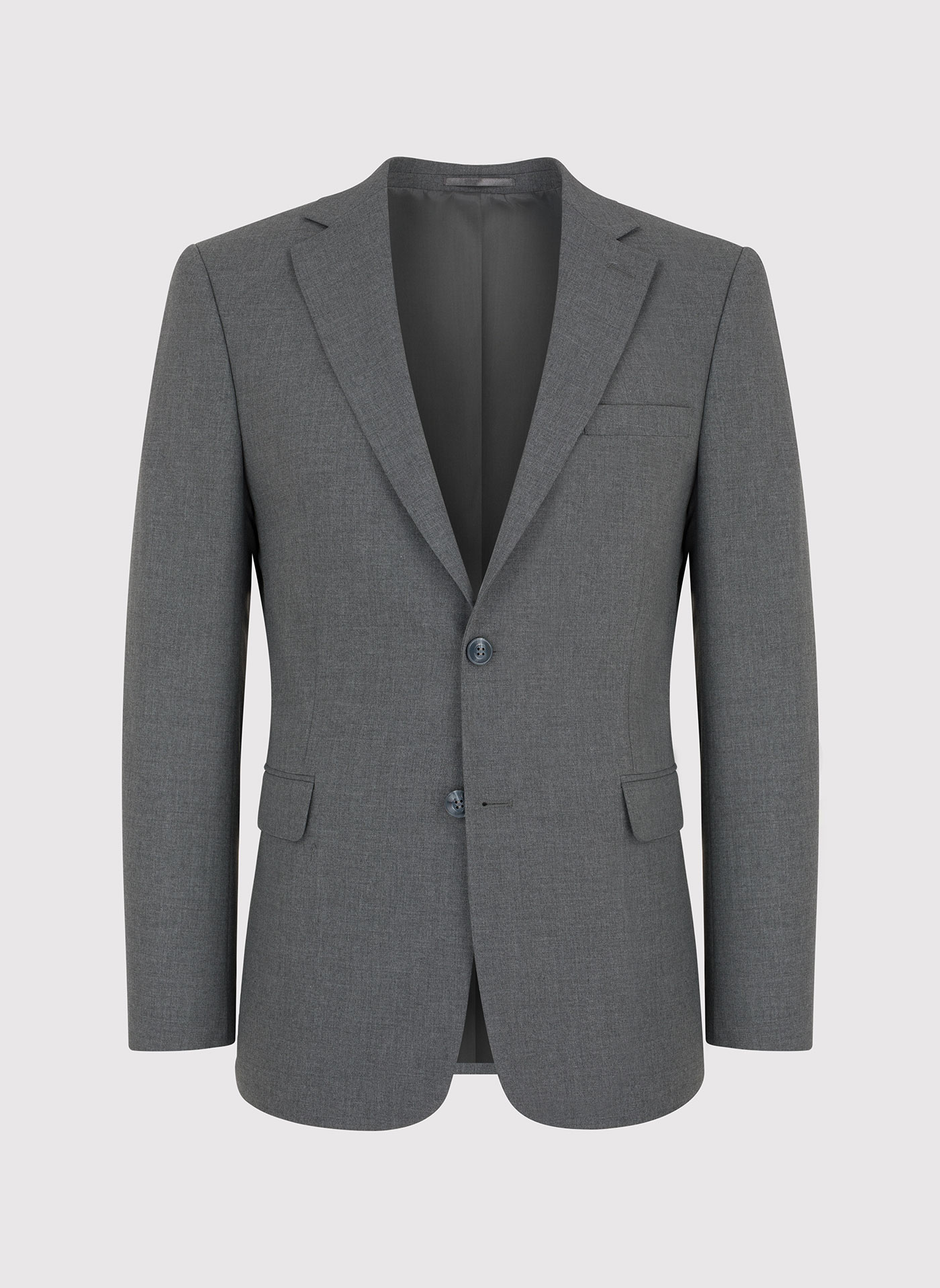 Szara gładka marynarka garniturowa - Pako Lorente
