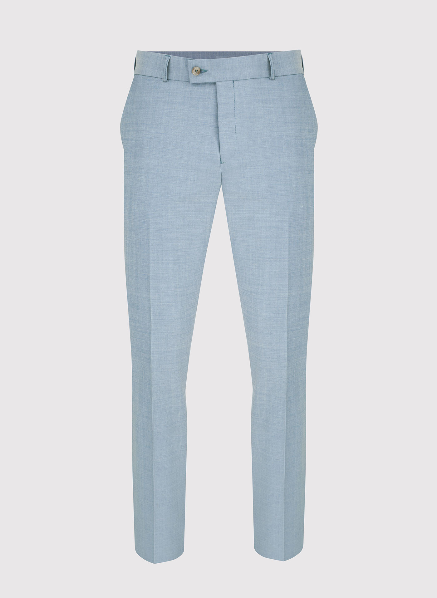 Błękitne spodnie garniturowe o widocznej strukturze - Pako Lorente
