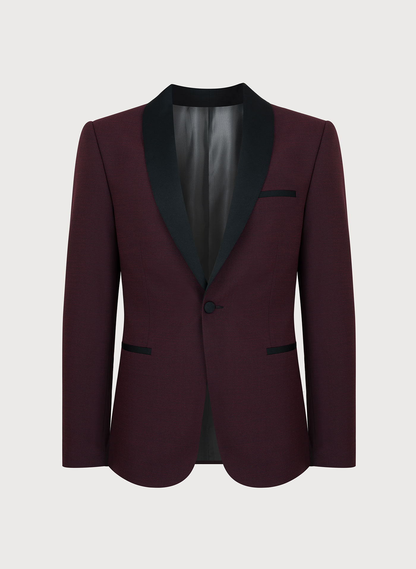 Marynarka smokingowa w kolorze bordowym - Pako Lorente