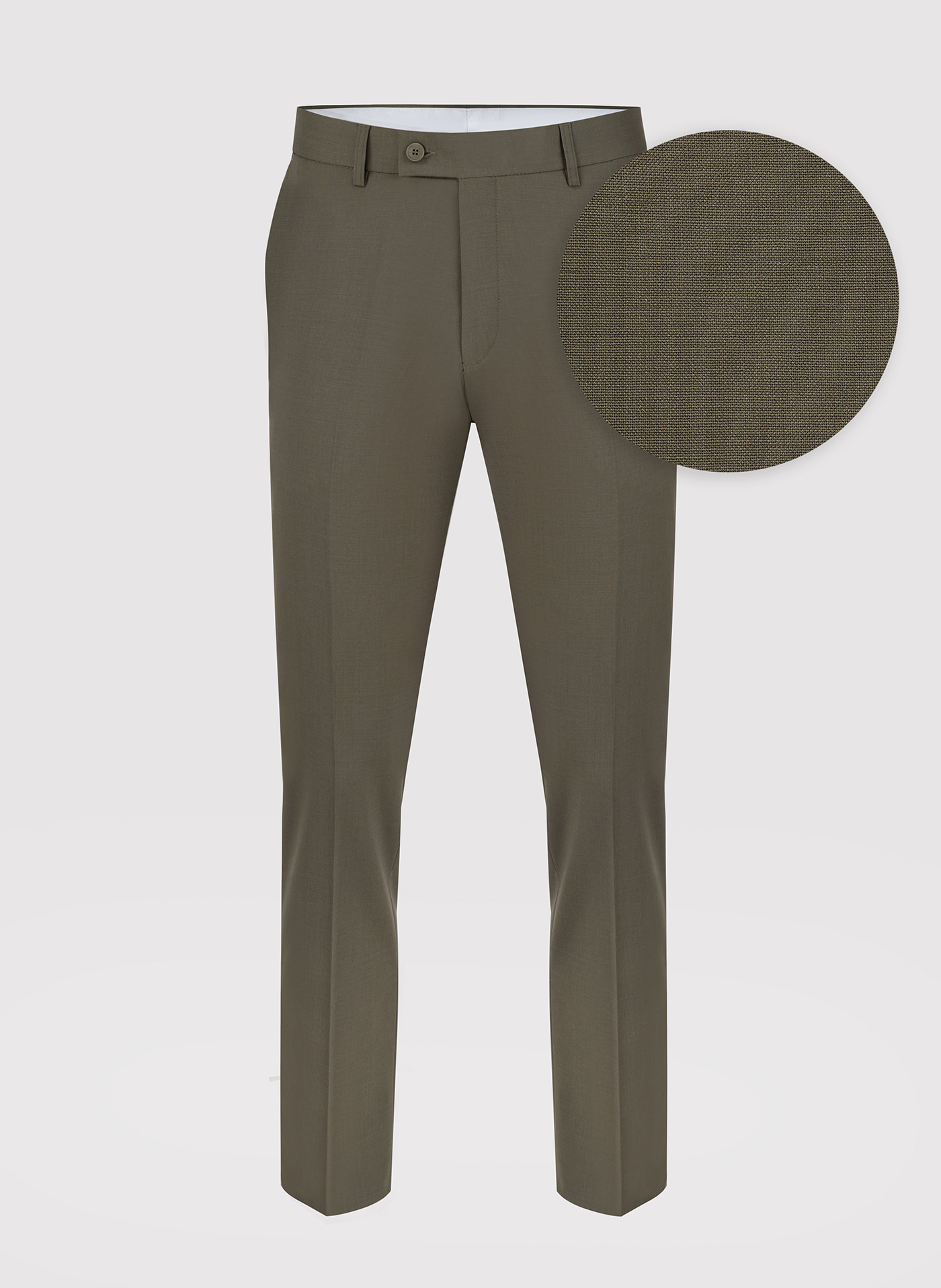 Zielone spodnie garniturowe z wełną - Pako Lorente