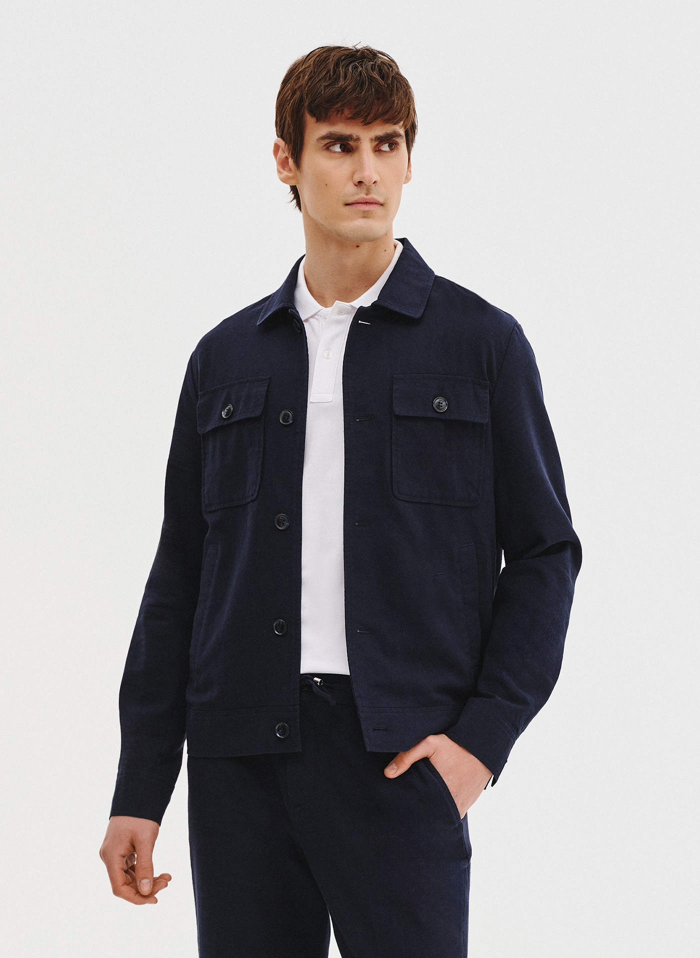 PAKO LORENTE - Bawełniana wiosenna kurtka z lnem - Pako Lorente