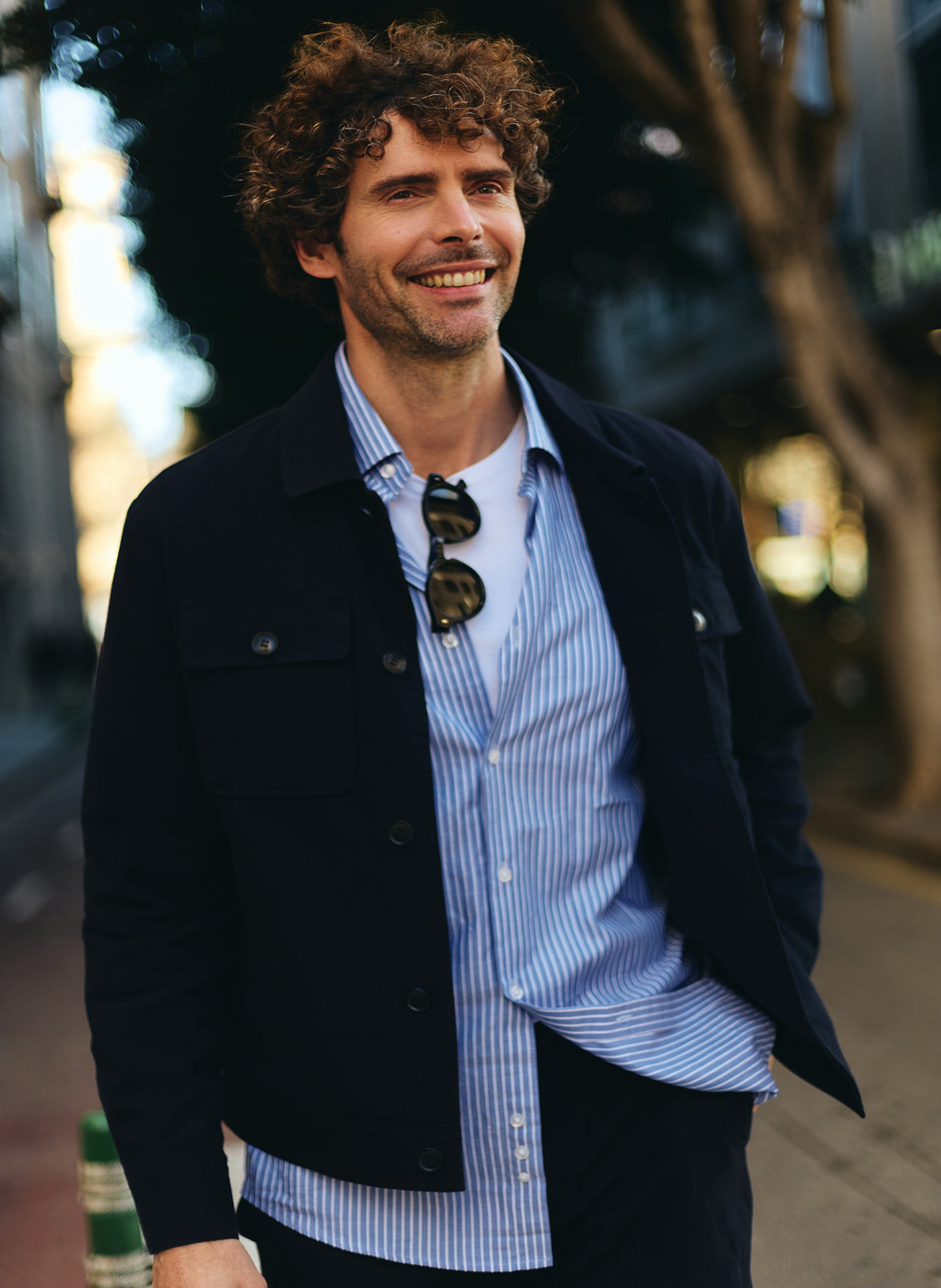 PAKO LORENTE - Bawełniana wiosenna kurtka z lnem - Pako Lorente