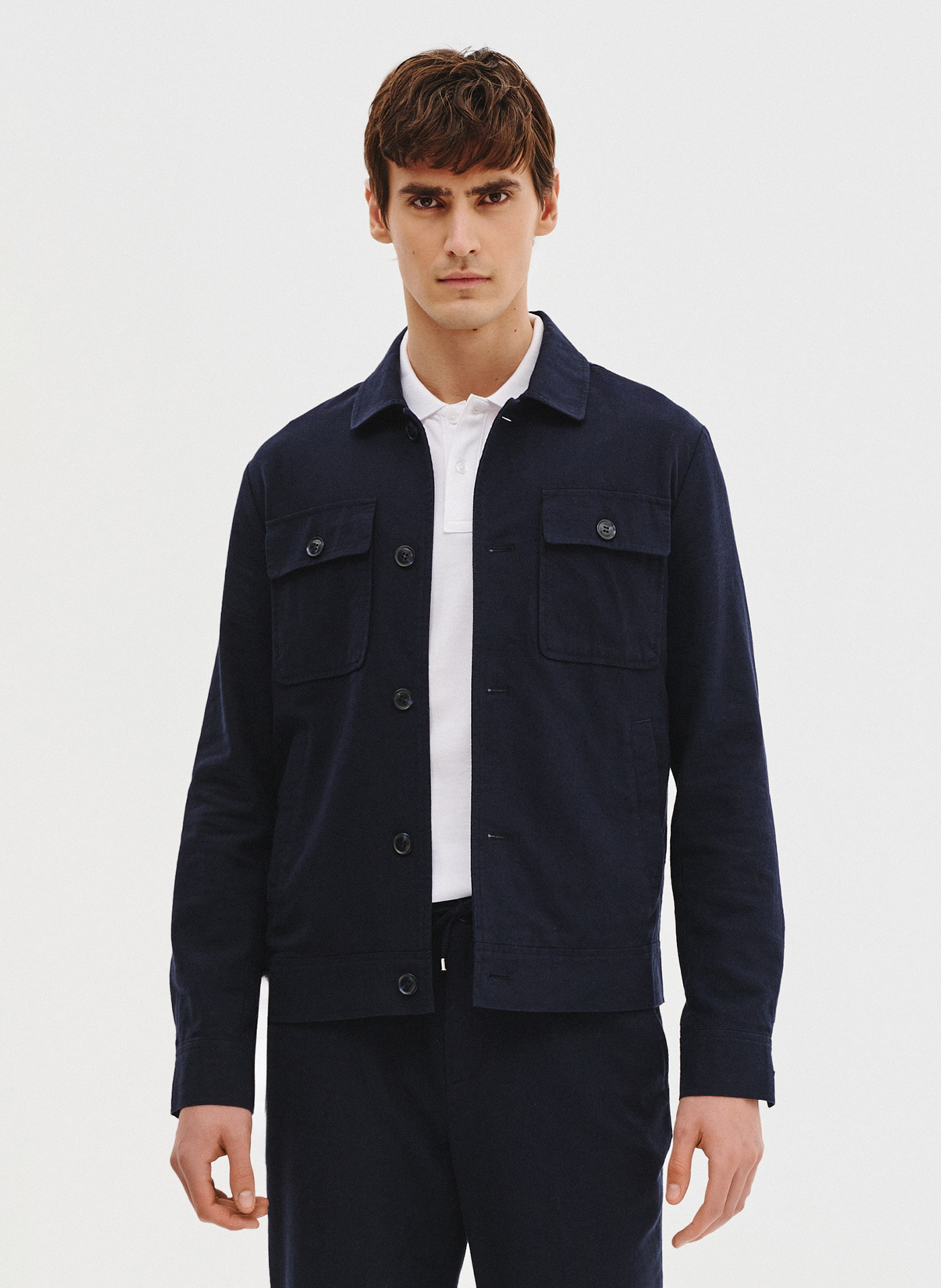 PAKO LORENTE - Bawełniana wiosenna kurtka z lnem - Pako Lorente