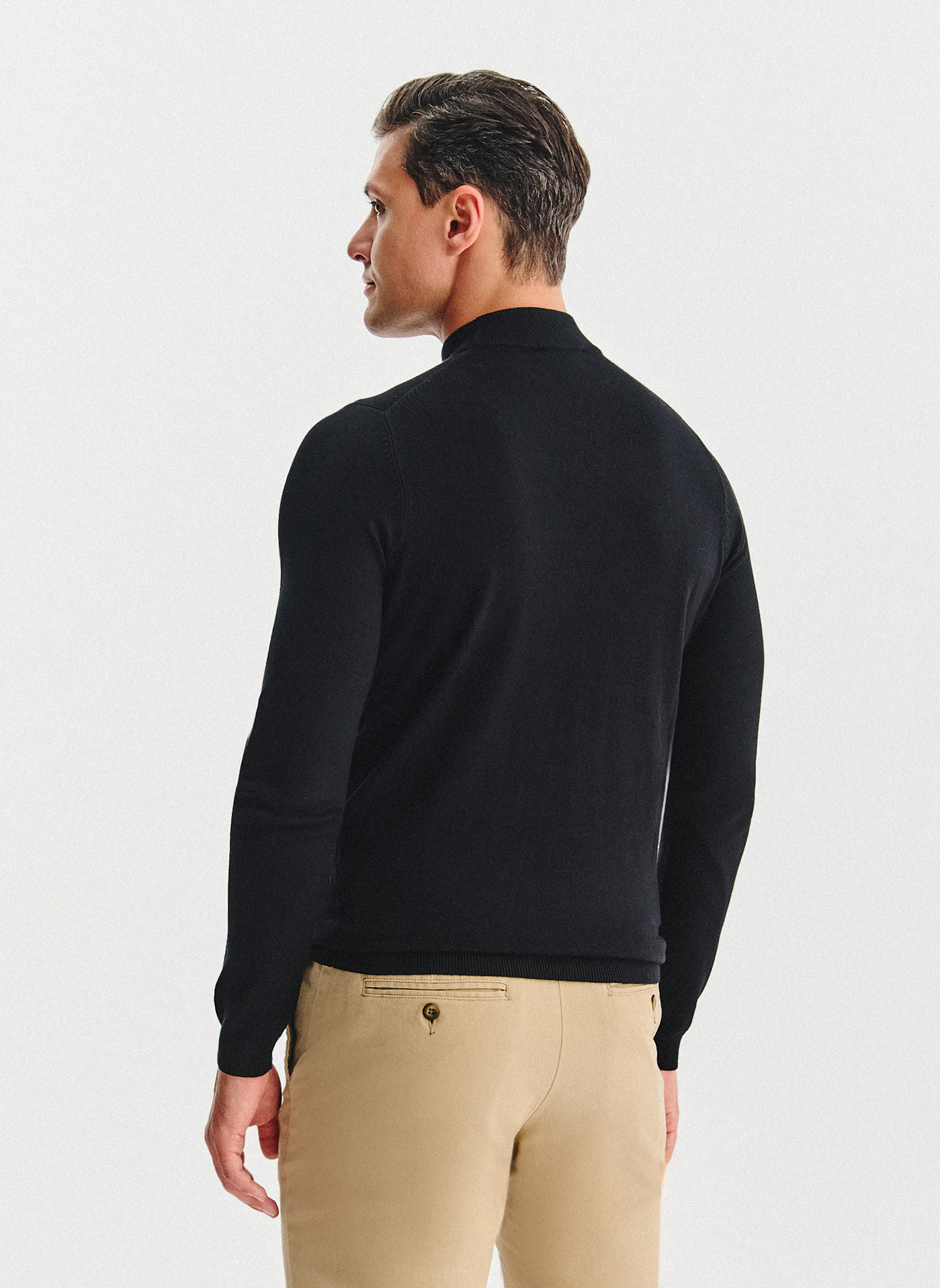 Czarny półgolf męski - Pako Lorente