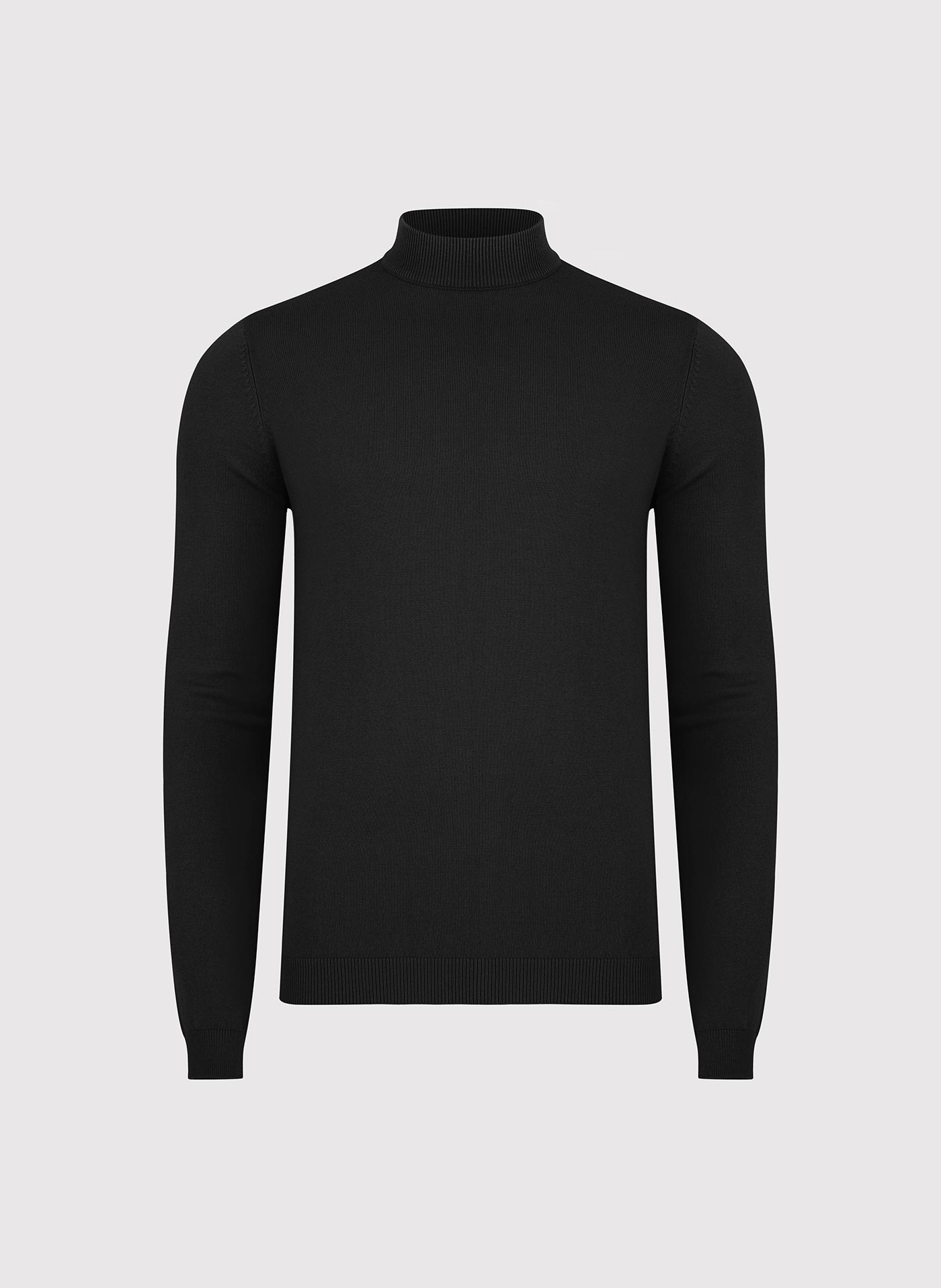 Czarny półgolf męski - Pako Lorente