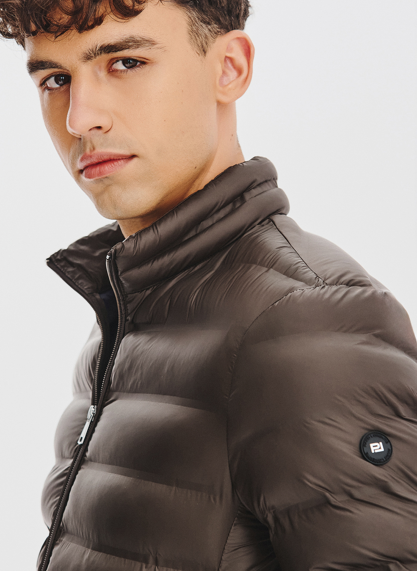 Brązowa kurtka pikowana - Pako Lorente