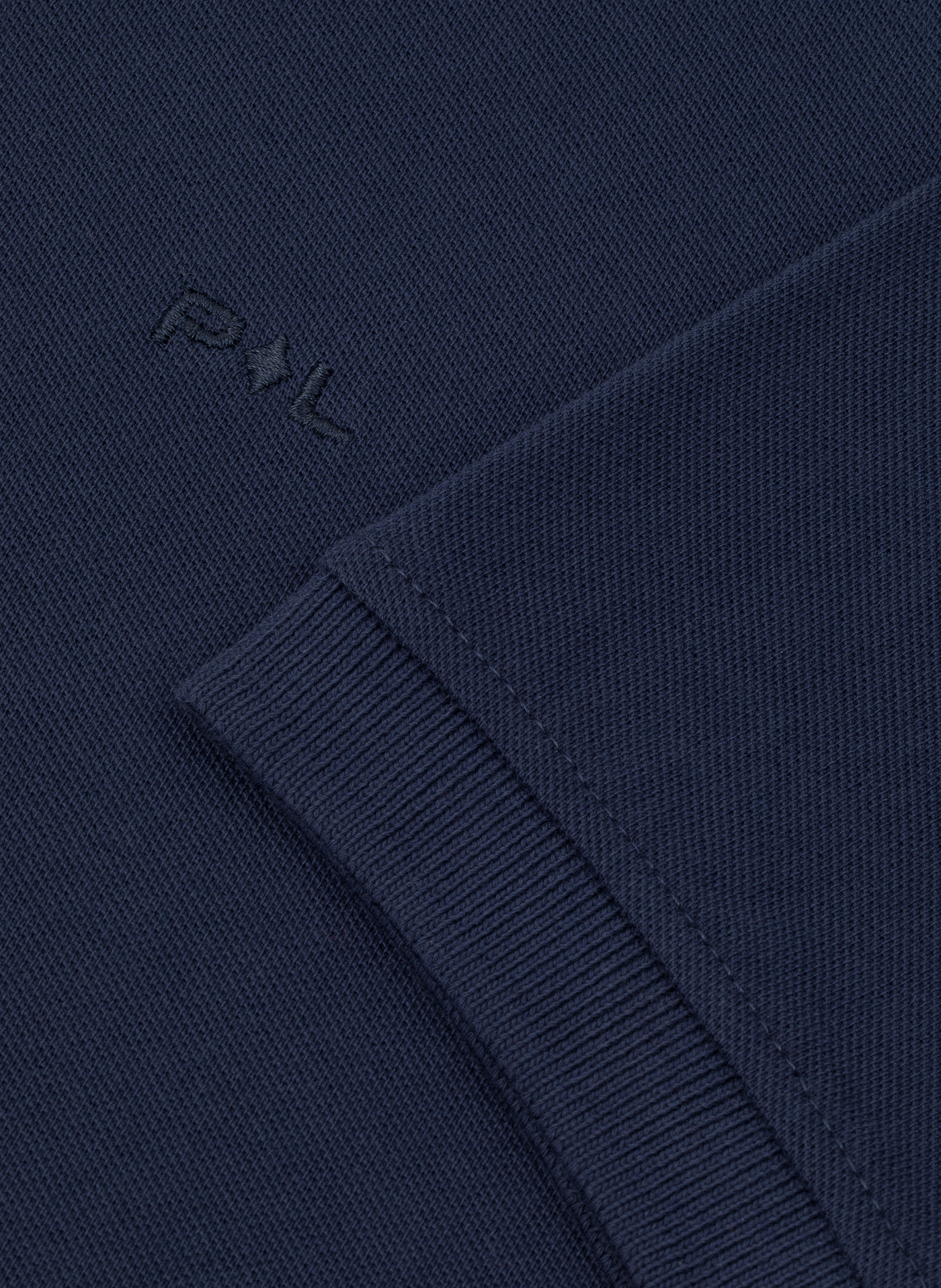 Gładki t-shirt polo w granatowym kolorze - Pako Lorente