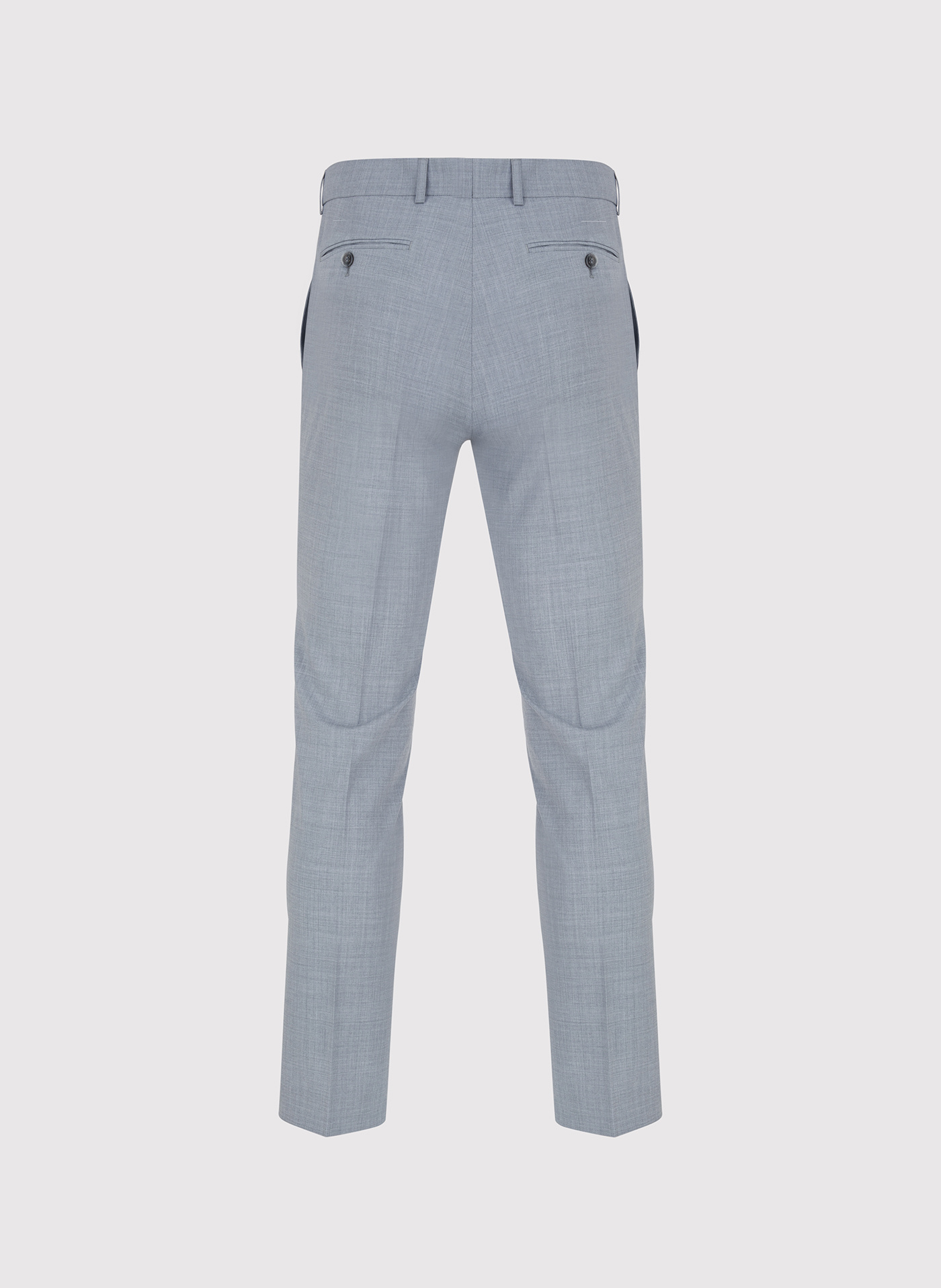 Gładkie szare spodnie garniturowe - Pako Lorente