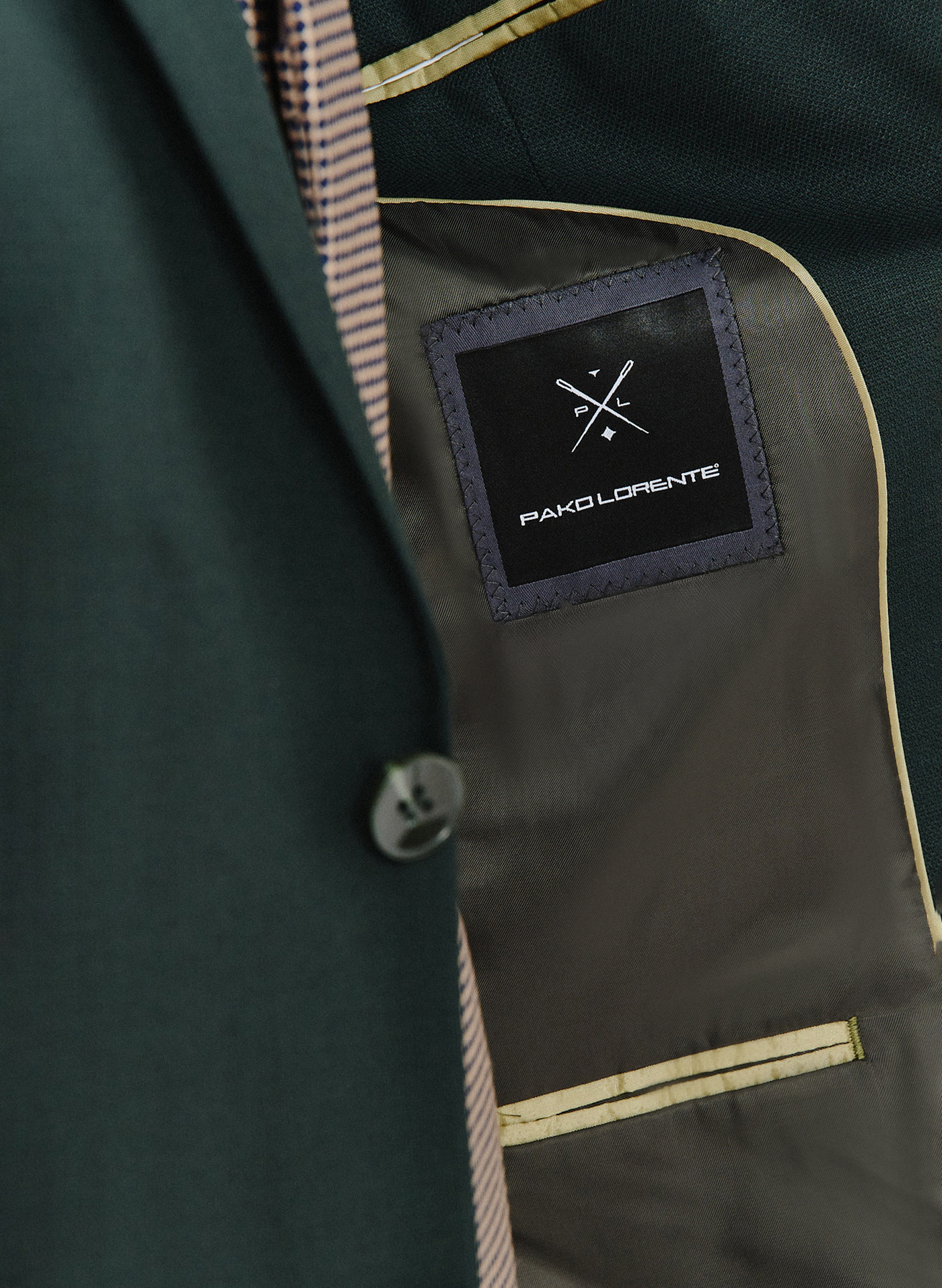 Marynarka garniturowa w kolorze zielonym - Pako Lorente