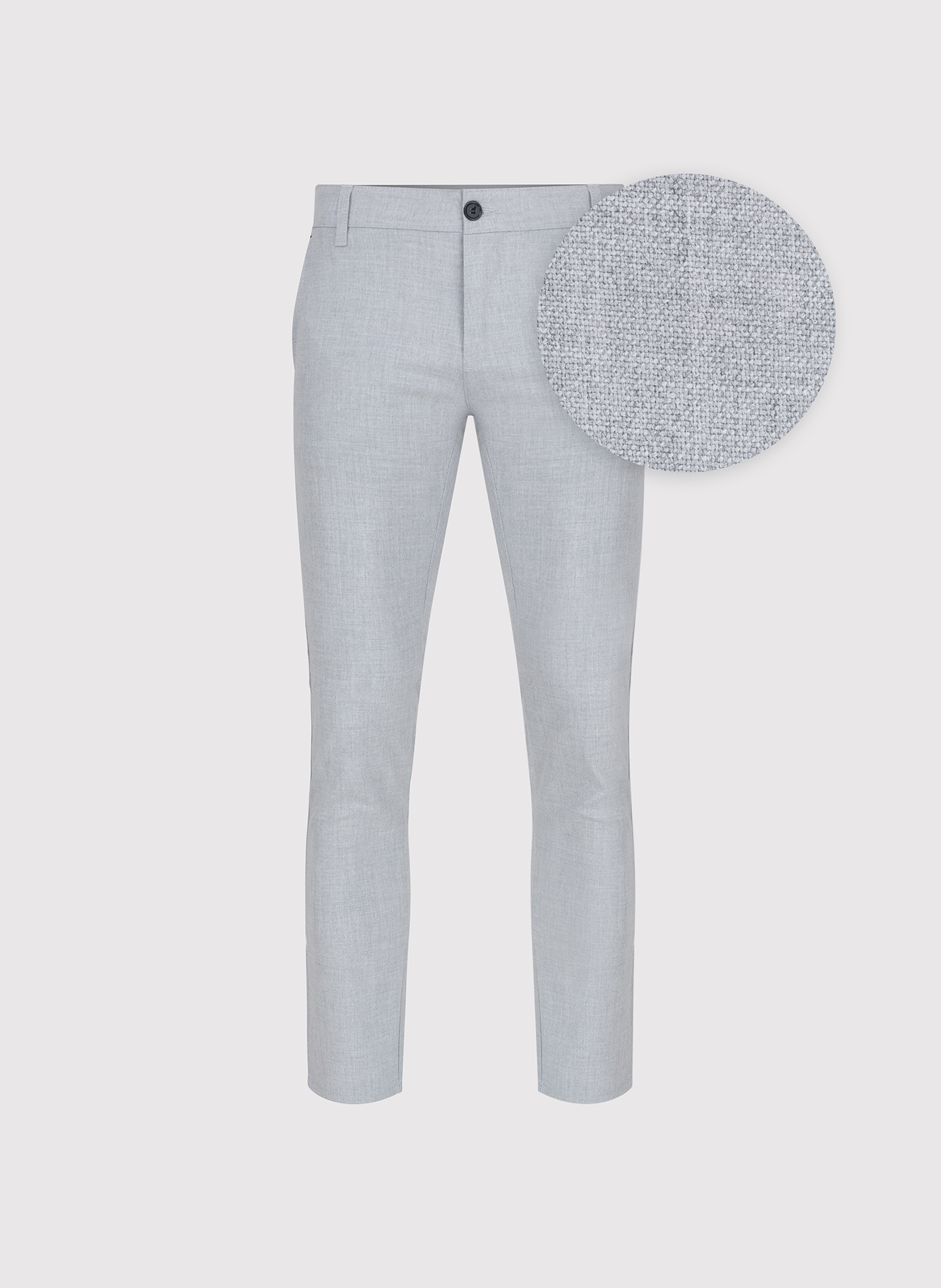 gładkie jasnoszare spodnie - Pako Lorente