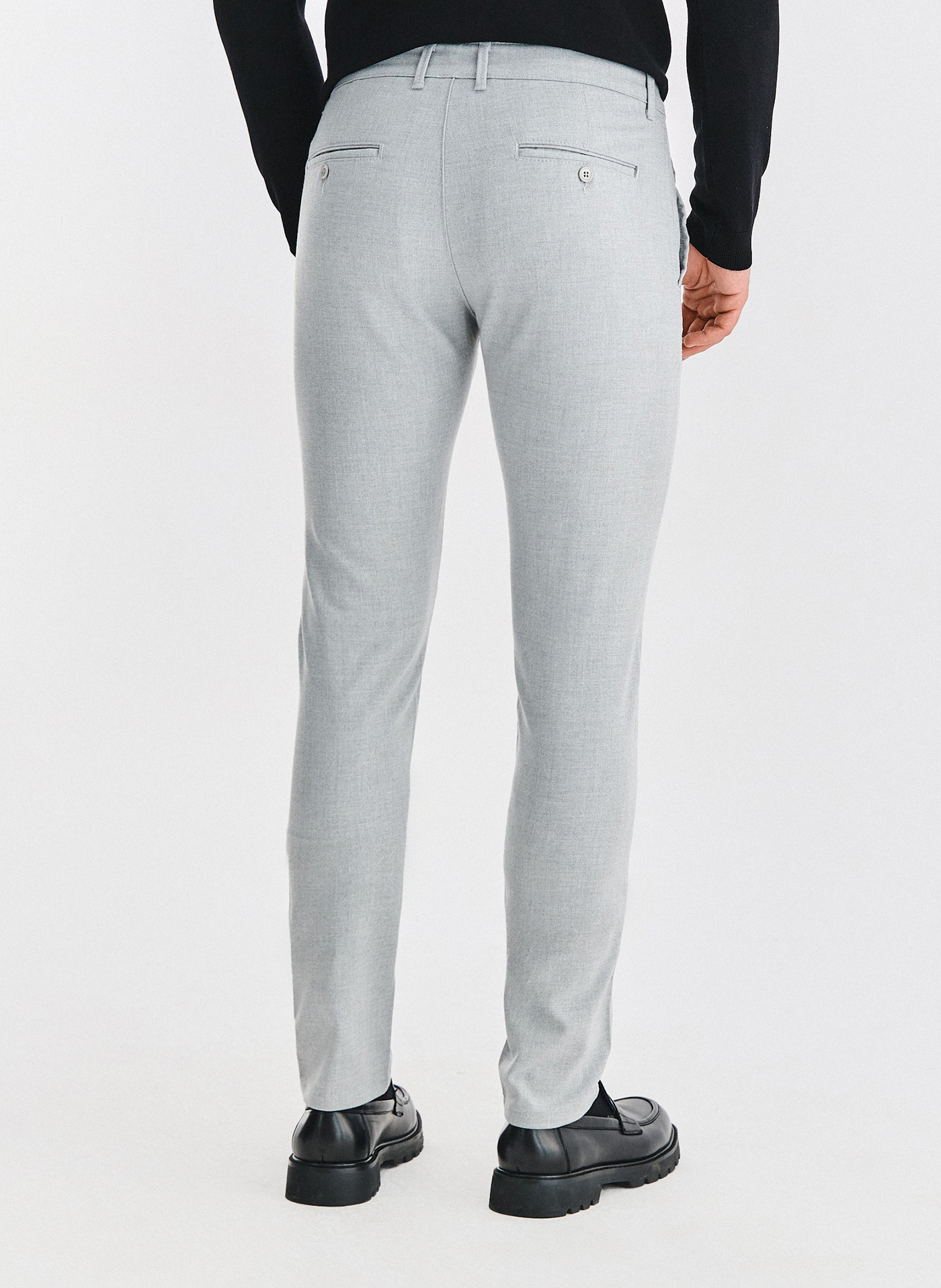 PAKO LORENTE - Szare spodnie męskie - Pako Lorente