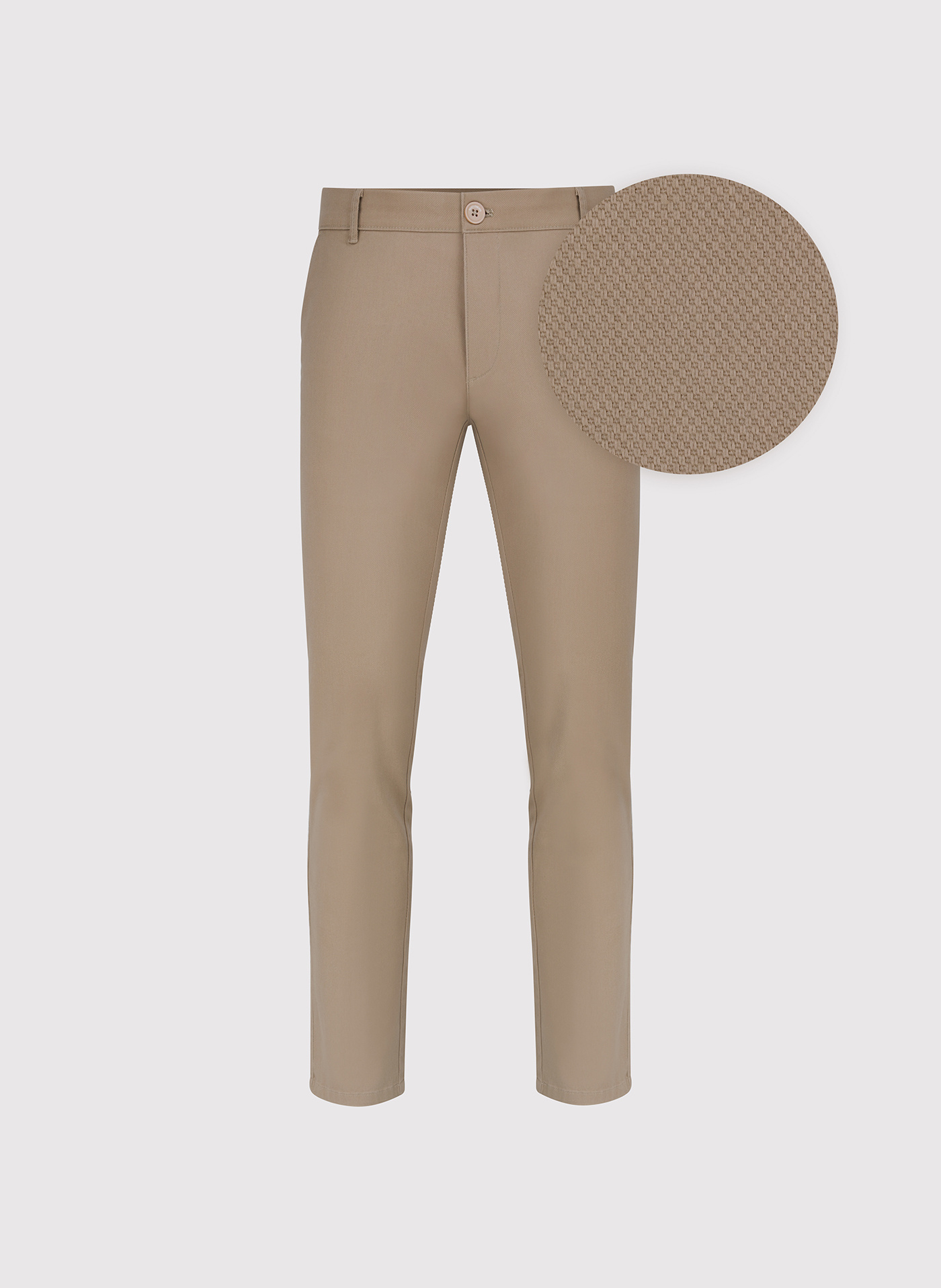 Beżowe spodnie męskie - Pako Lorente