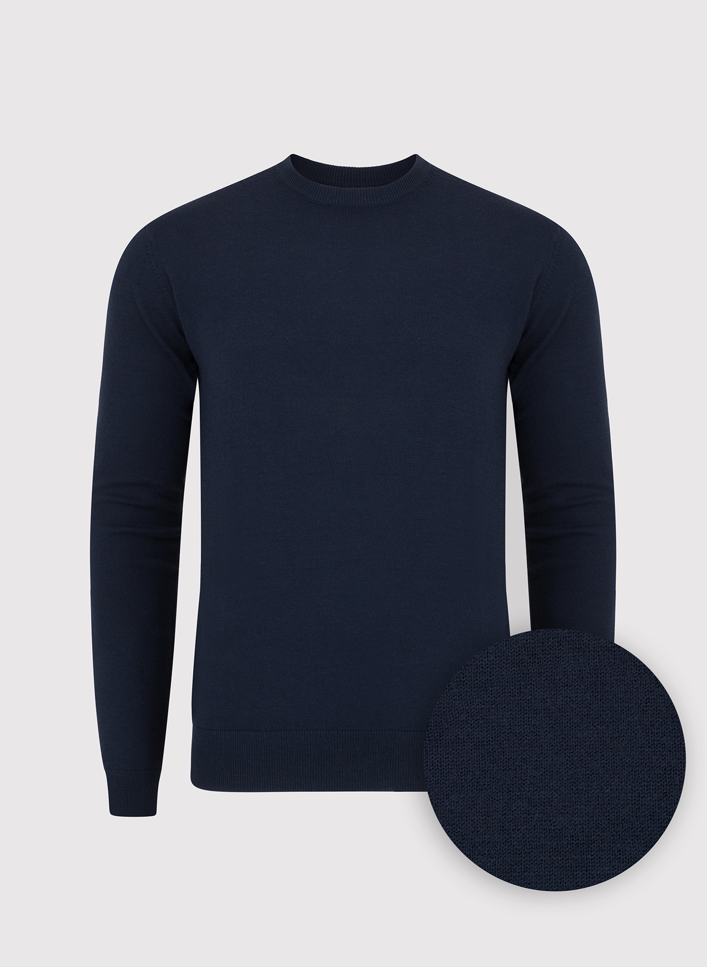 Granatowy męski sweter - Pako Lorente