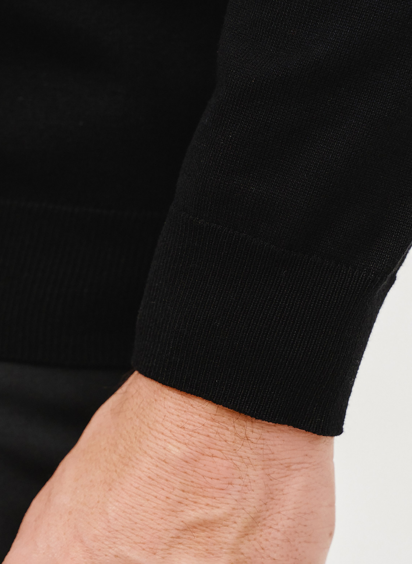 Sweter polo w kolorze czarnym - Pako Lorente