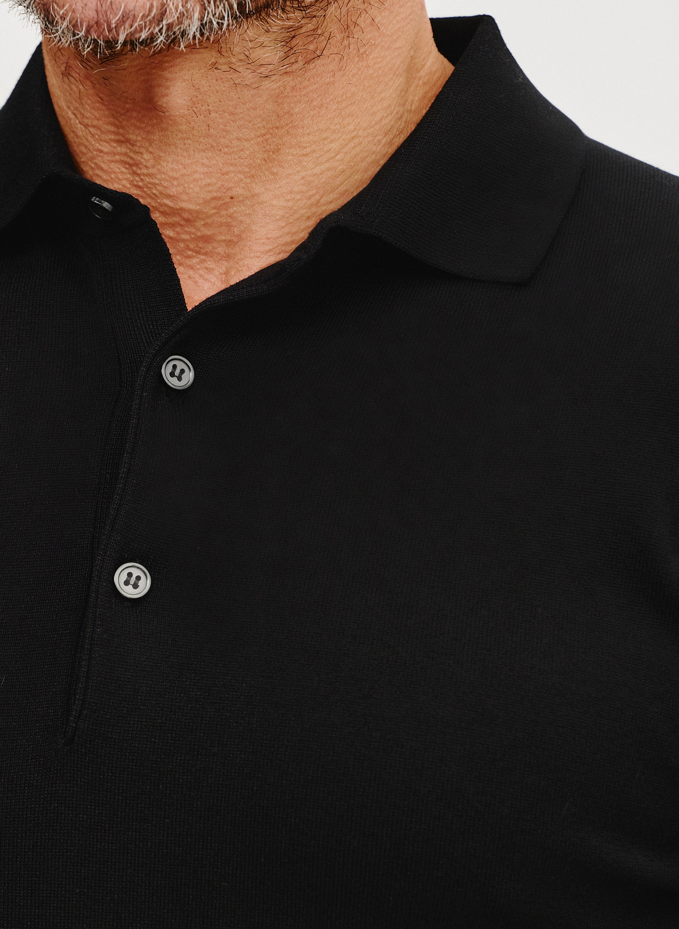 Sweter polo w kolorze czarnym - Pako Lorente