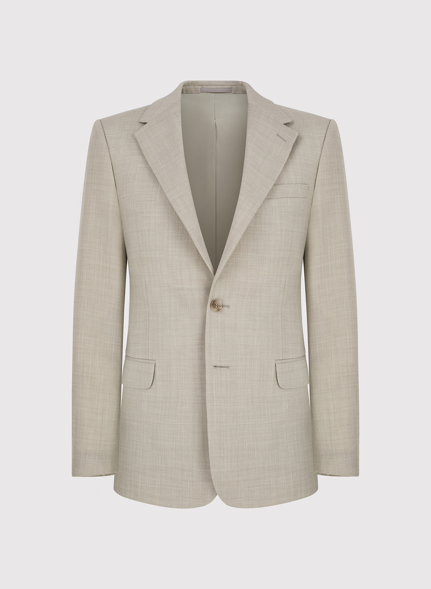 PAKO LORENTE - Beżowa wełniana marynarka garniturowa - Pako Lorente