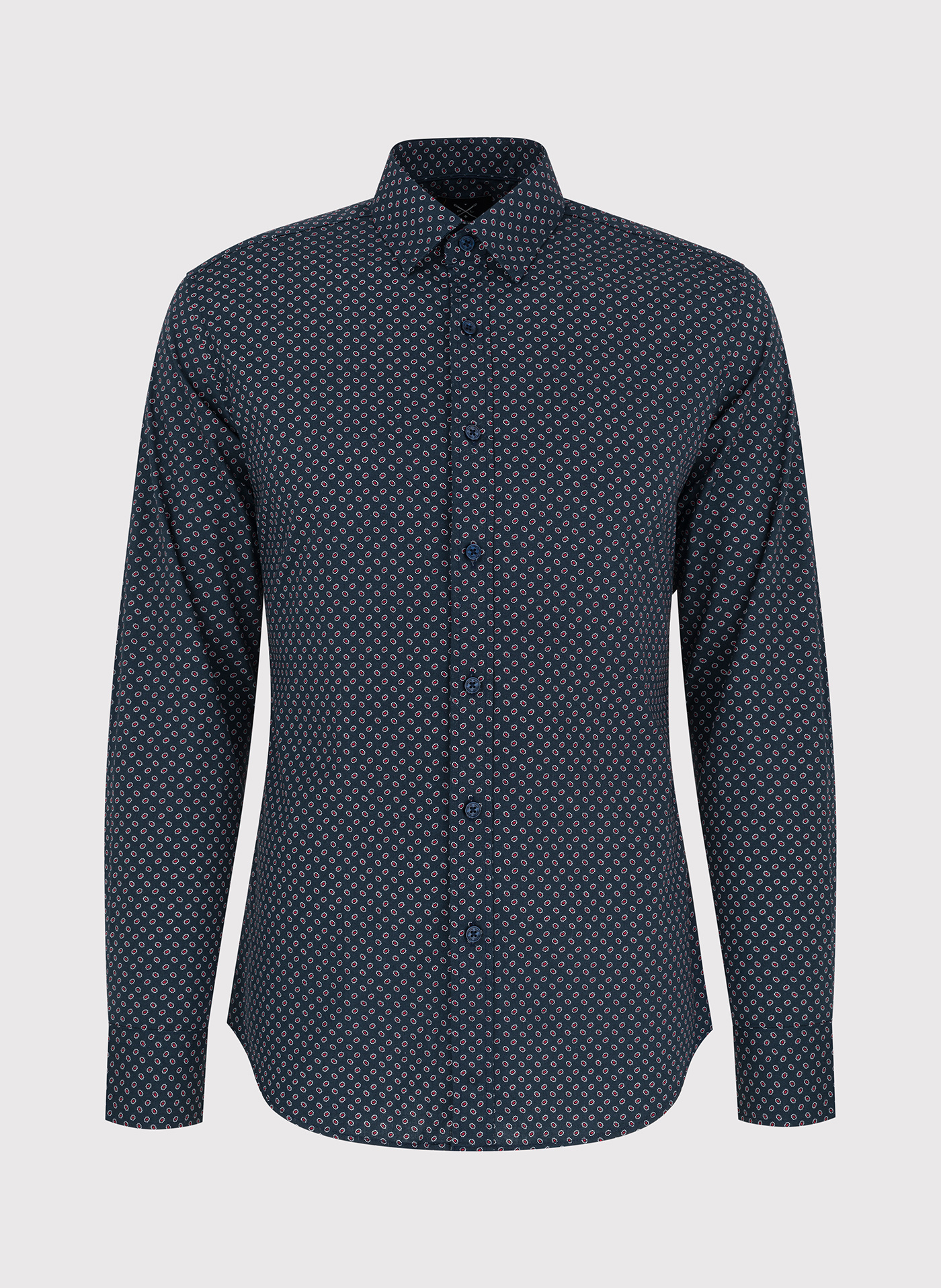 Koszula w kolorze granatowym w mikrowzór P24SF-1X-028-G-S - Pako Lorente - Pako Lorente