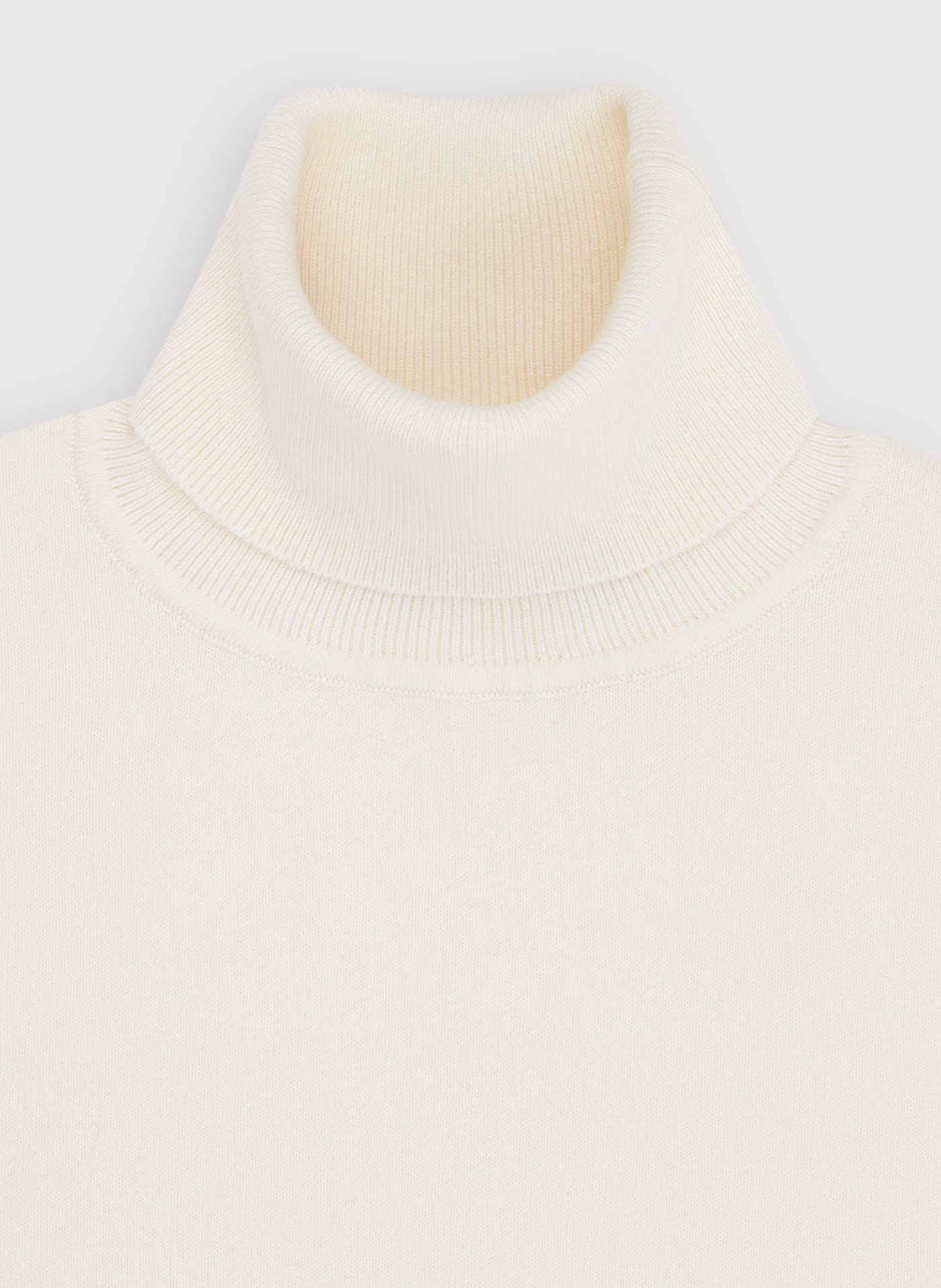 Biały gładki golf męski - Pako Lorente