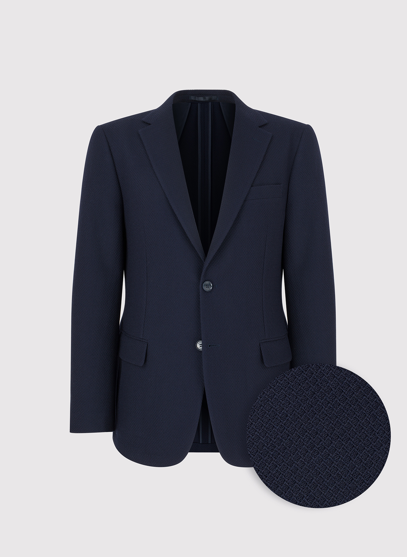 PAKO LORENTE - Granatowa marynarka męska z wełny - Pako Lorente