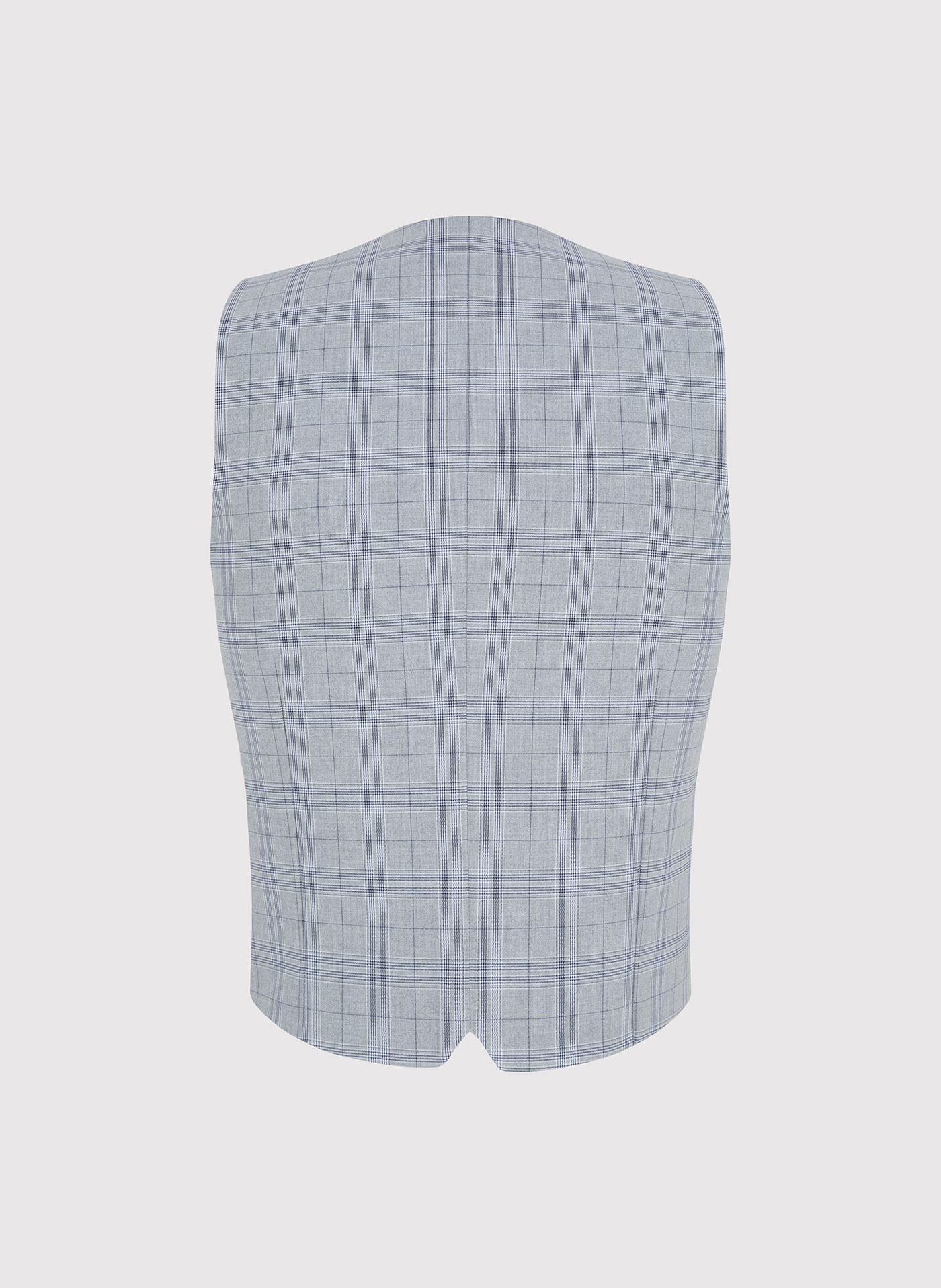 PAKO LORENTE - Dwurzędowa kamizelka męska w kratę - Pako Lorente