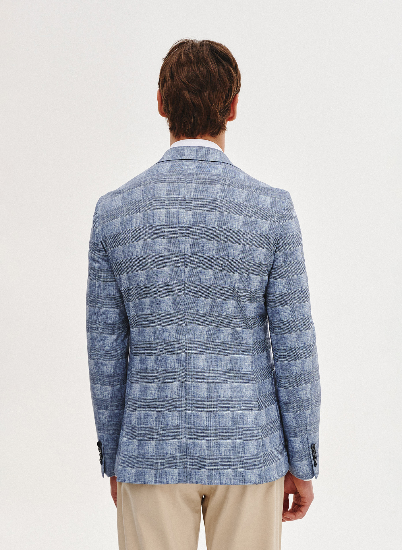 Dzianinowa marynarka w kratkę - Pako Lorente