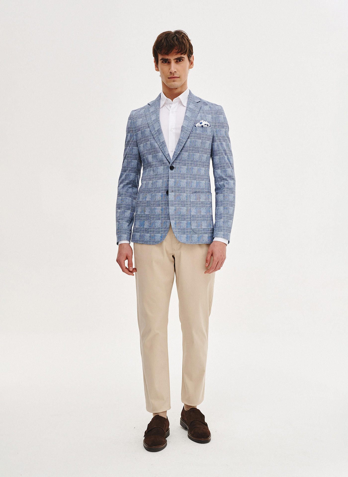 Dzianinowa marynarka w kratkę - Pako Lorente