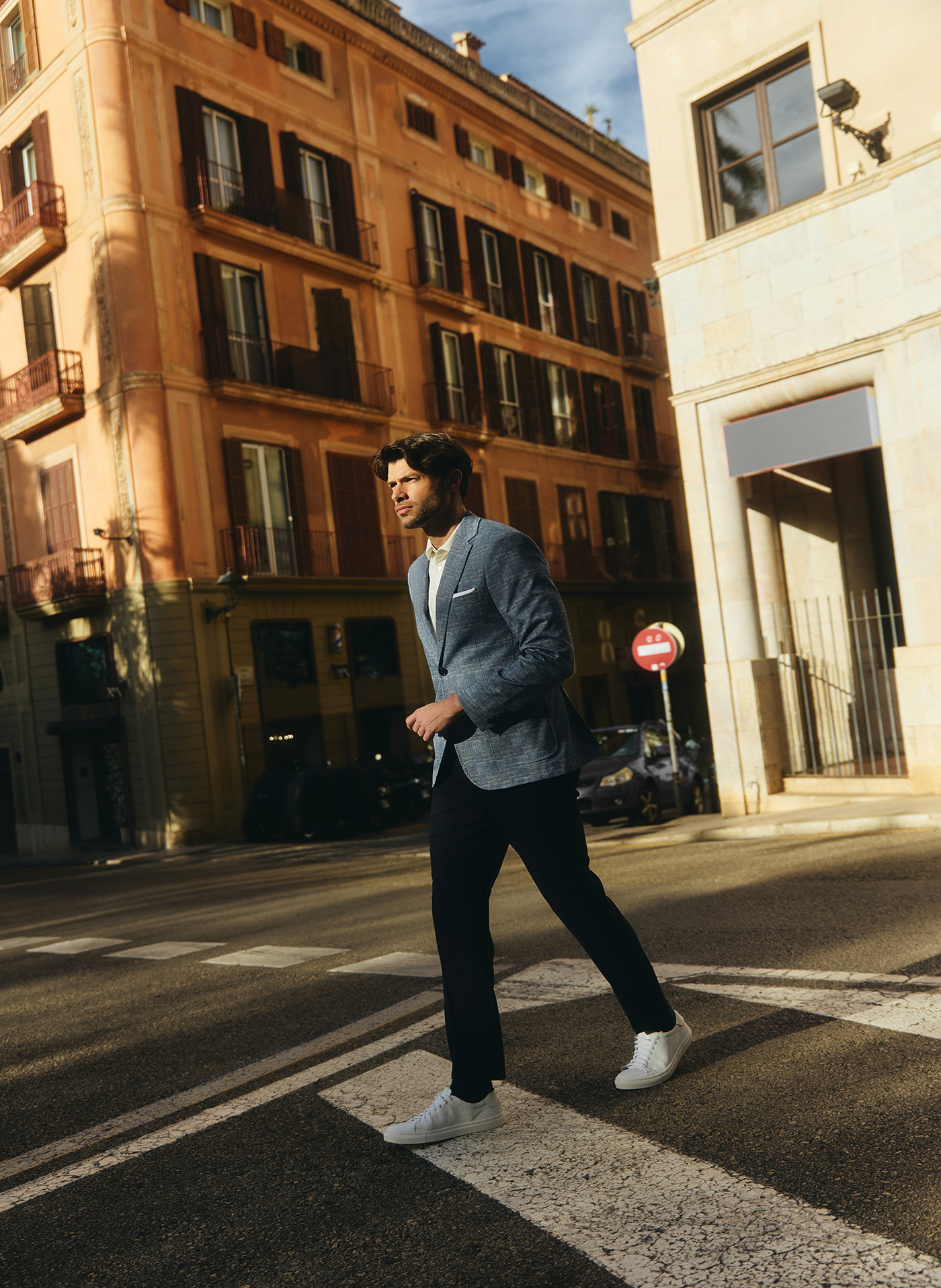 Dzianinowa marynarka w kratkę - Pako Lorente