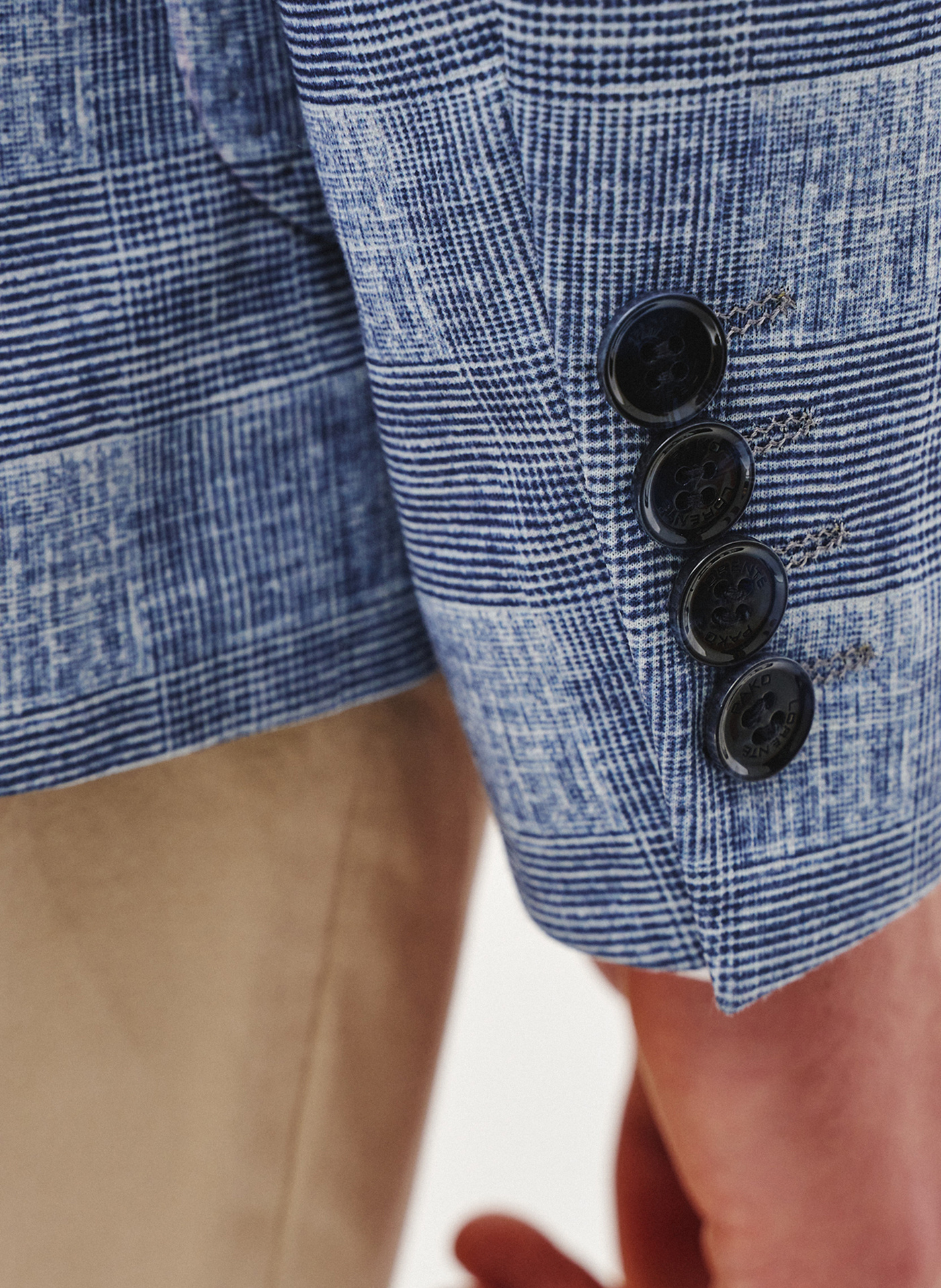 Dzianinowa marynarka w kratkę - Pako Lorente