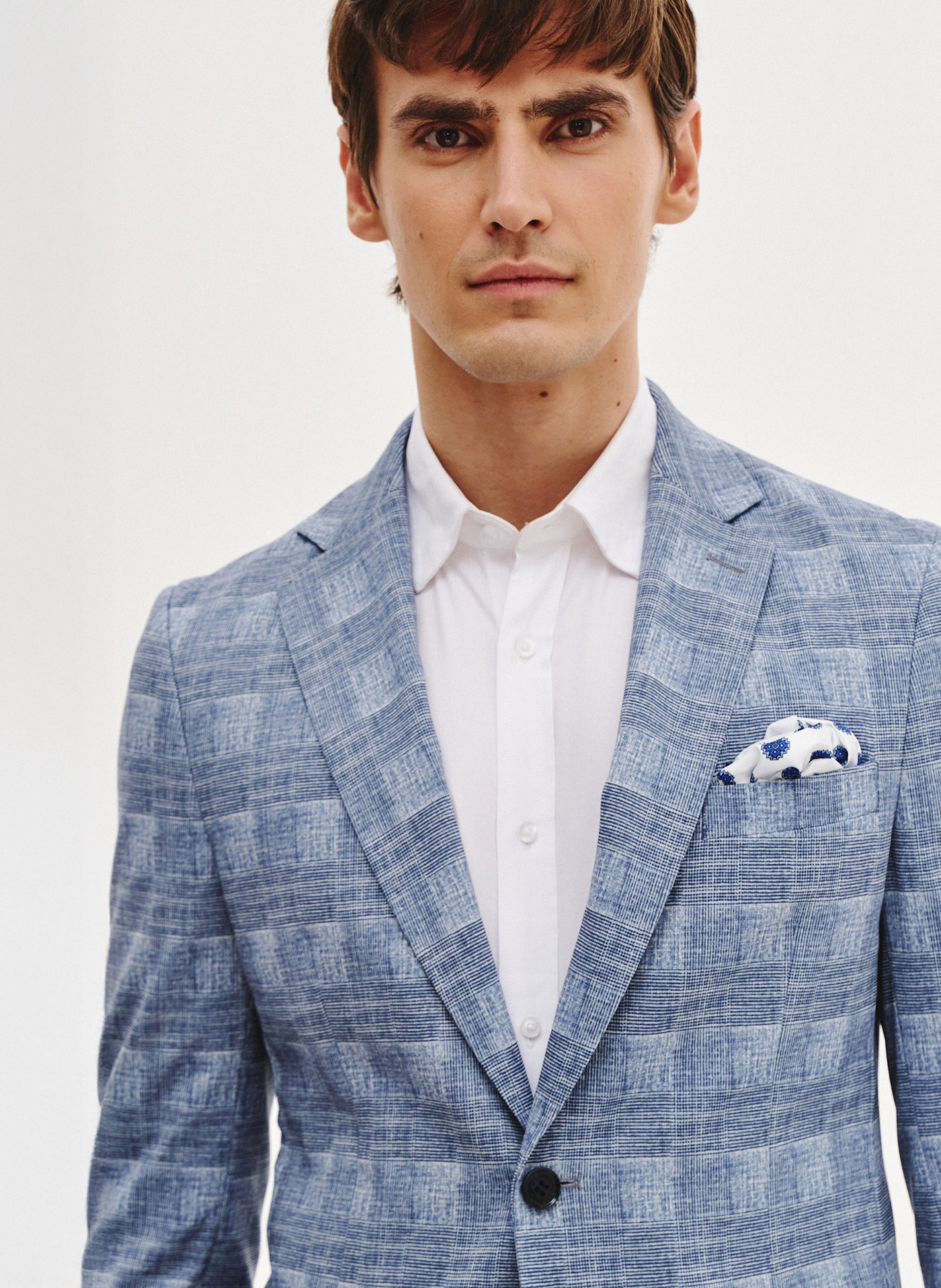 Dzianinowa marynarka w kratkę - Pako Lorente