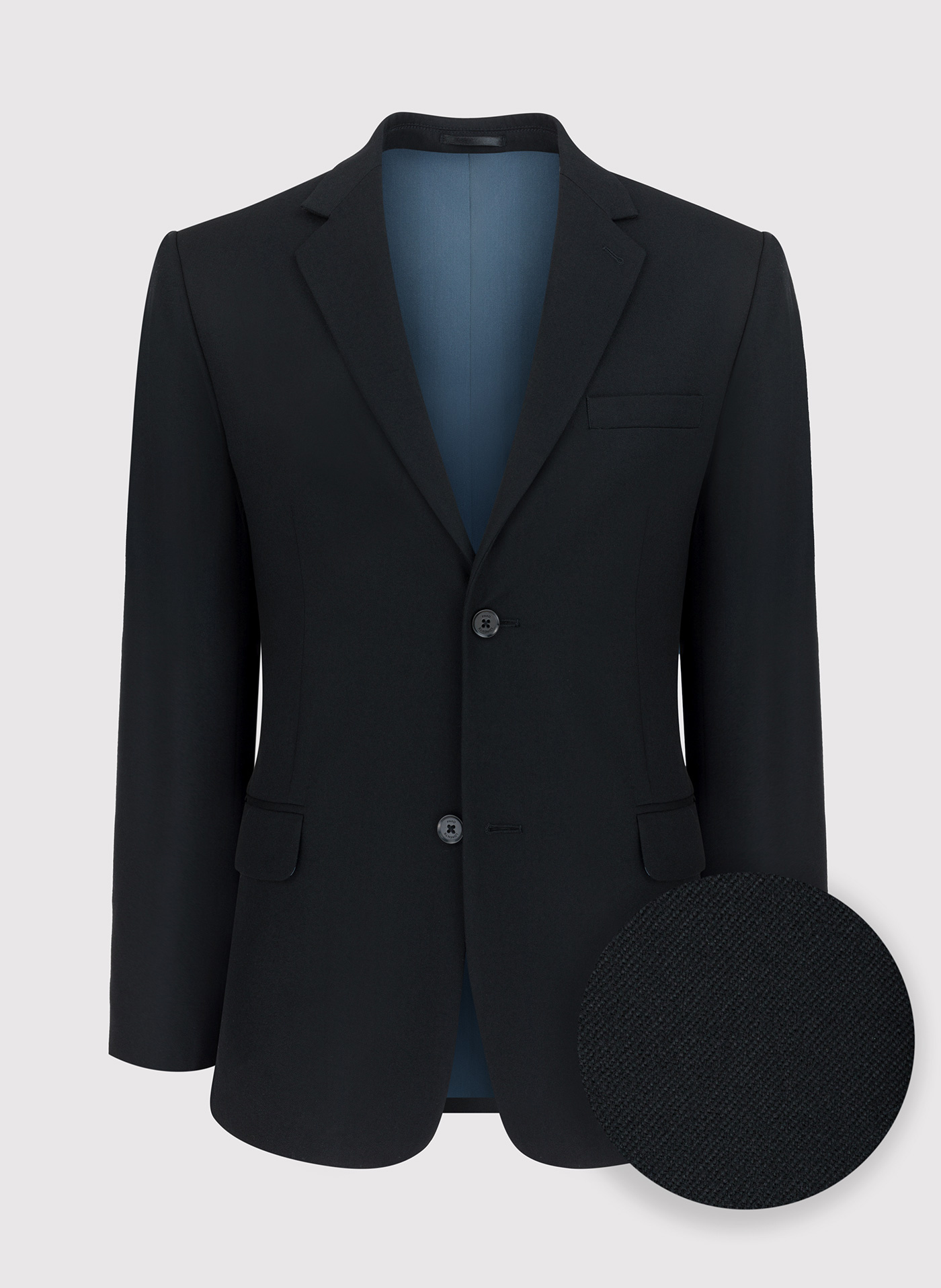 Czarna marynarka garniturowa P22SP-3G-026-C-S - Pako Lorente