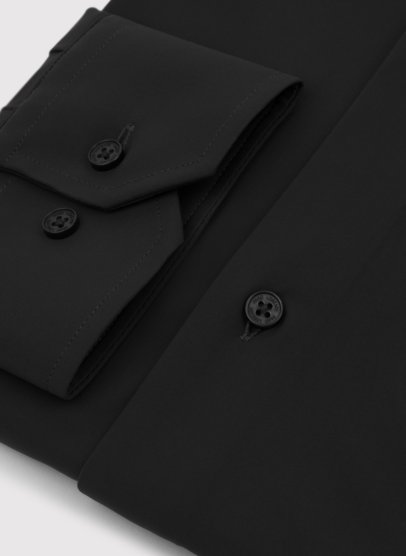 Czarna dzianinowa koszula męska - Pako Lorente