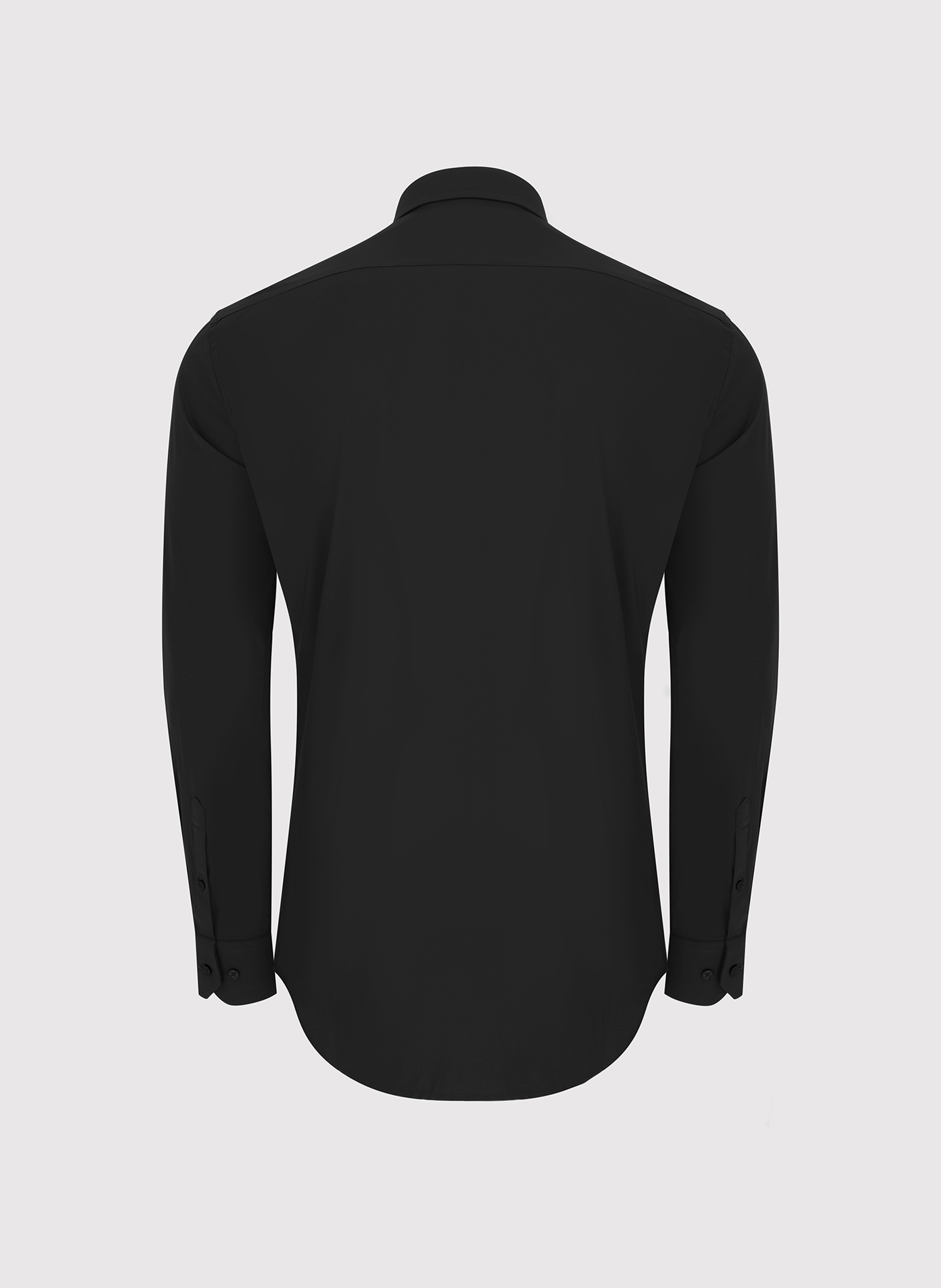 Czarna dzianinowa koszula męska - Pako Lorente