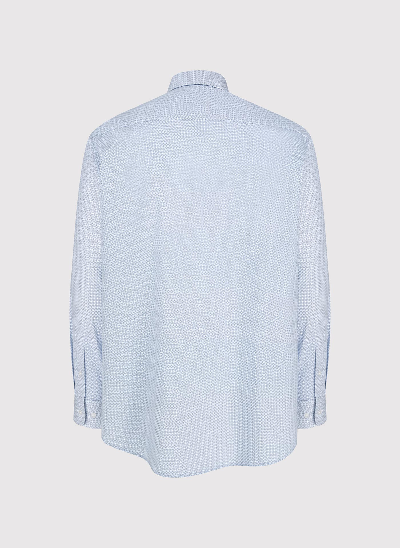PAKO LORENTE - Koszula z niebieskim wzorem geometrycznym - Pako Lorente