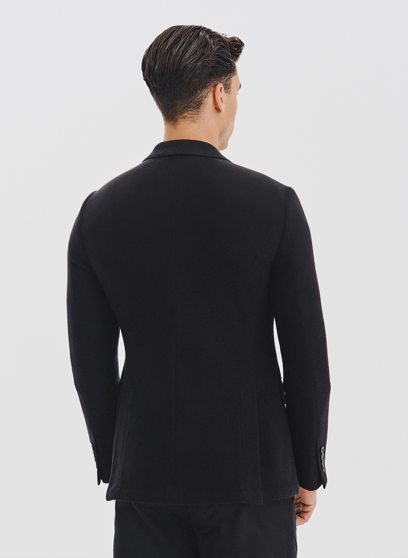 PAKO LORENTE - Czarna marynarka z dzianiny - Pako Lorente